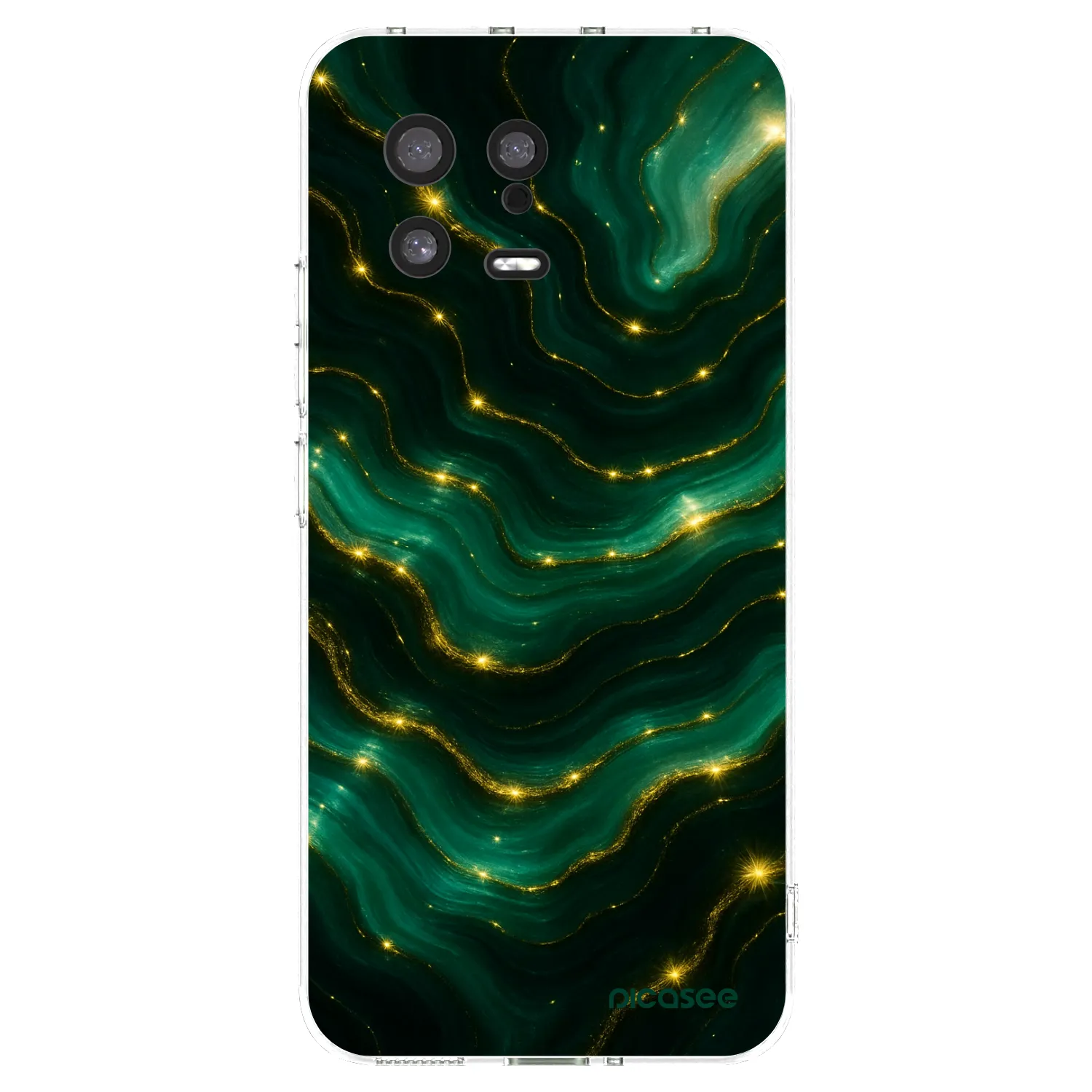 Silikónový prehľadný obal pre Xiaomi 13 - Emerald