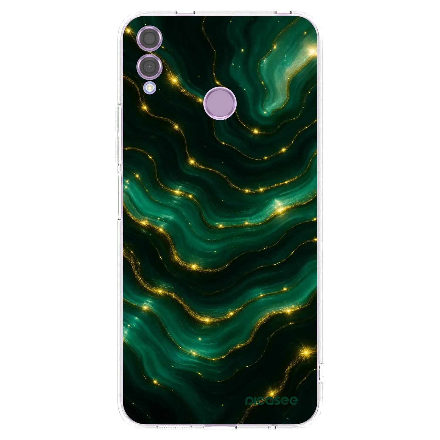 Silikónový prehľadný obal pre Honor 8X - Emerald
