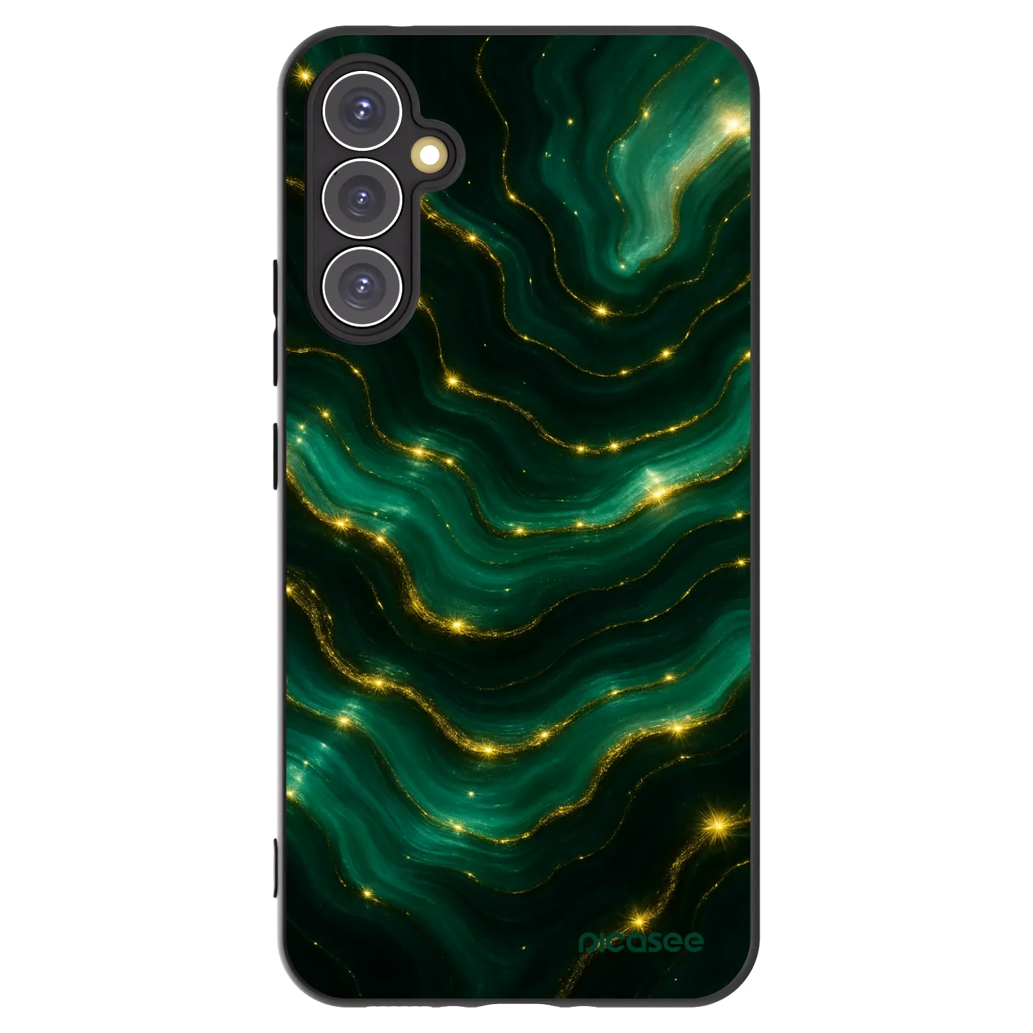 Picasee silikónový čierny obal pre Samsung Galaxy A34 5G A346B - Emerald