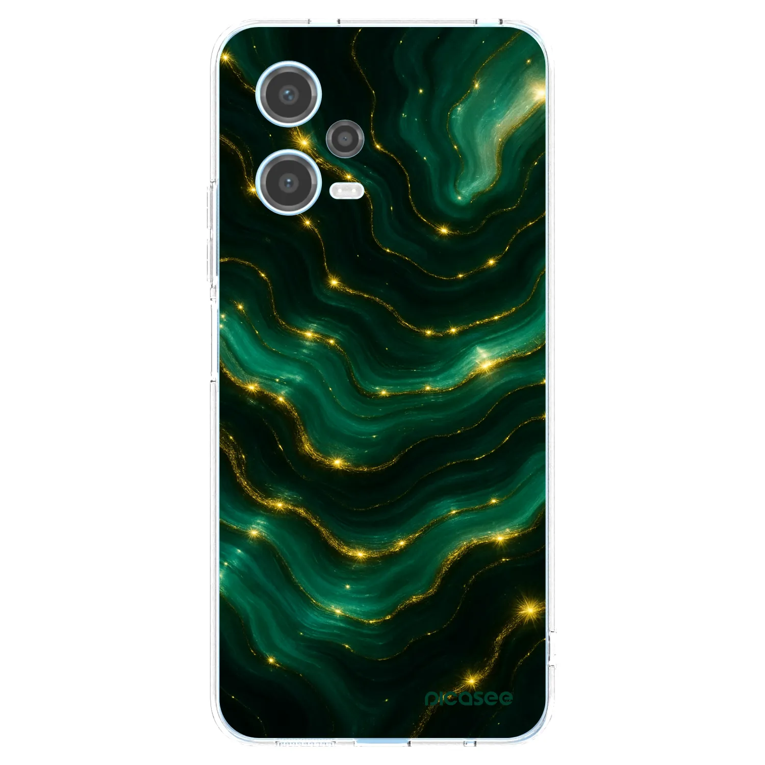Silikónový prehľadný obal pre Xiaomi Redmi Note 12 5G - Emerald