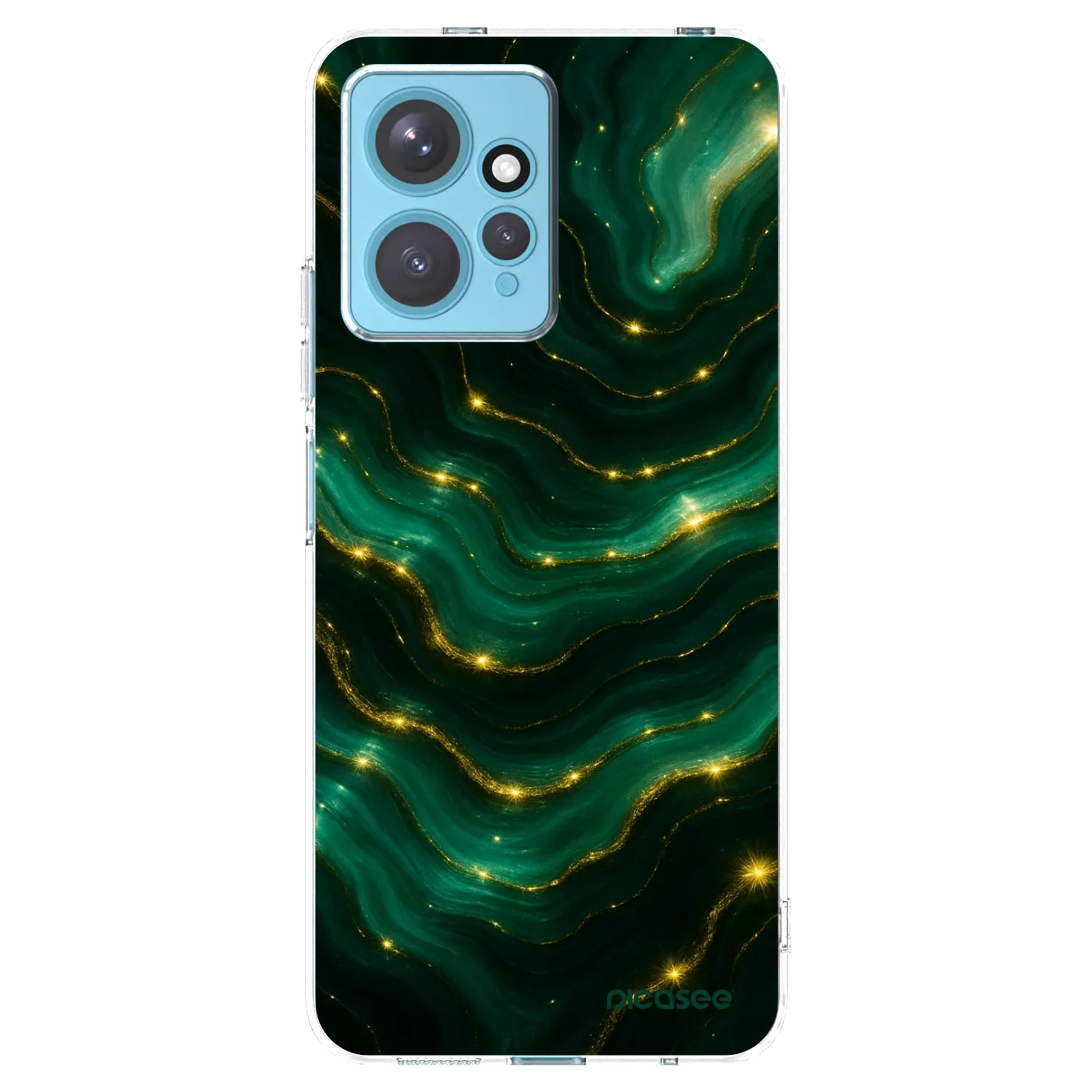 Picasee silikónový prehľadný obal pre Xiaomi Redmi Note 12 4G - Emerald