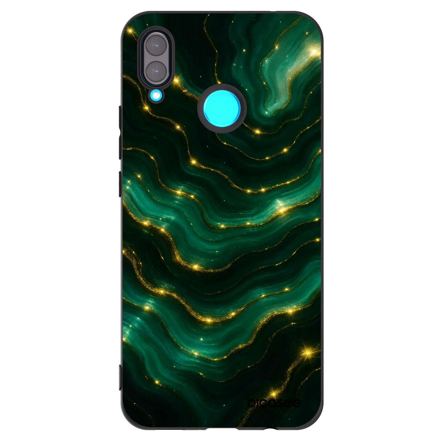 Picasee silikónový čierny obal pre Huawei Nova 3 - Emerald