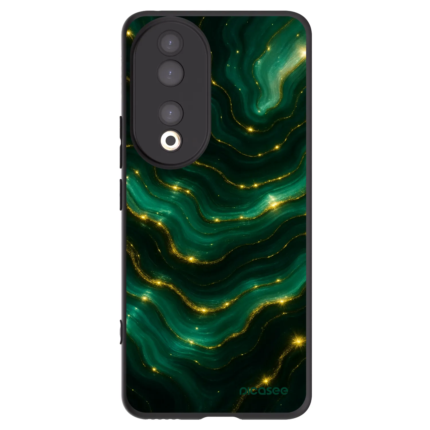 Picasee silikónový čierny obal pre Honor 90 5G - Emerald