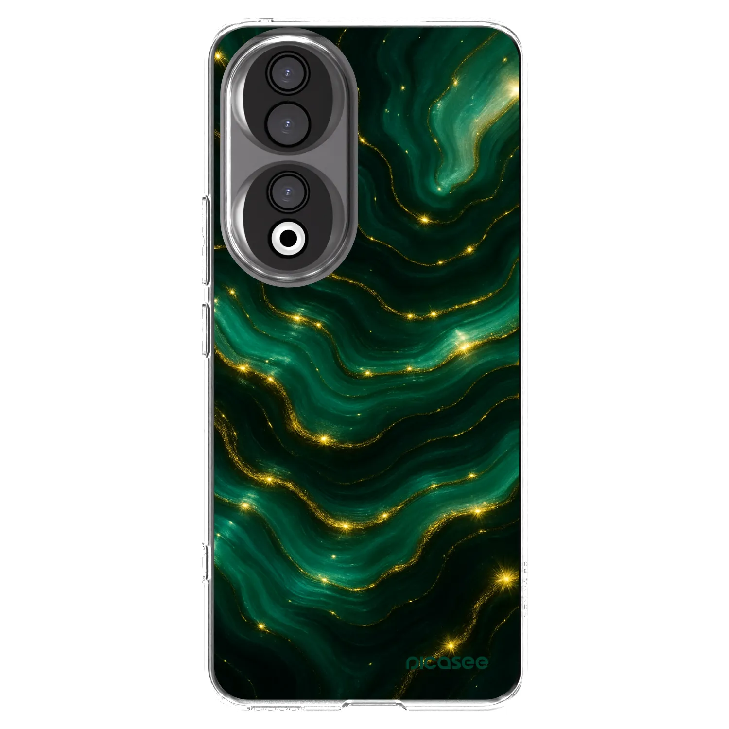 Picasee silikónový prehľadný obal pre Honor 90 5G - Emerald