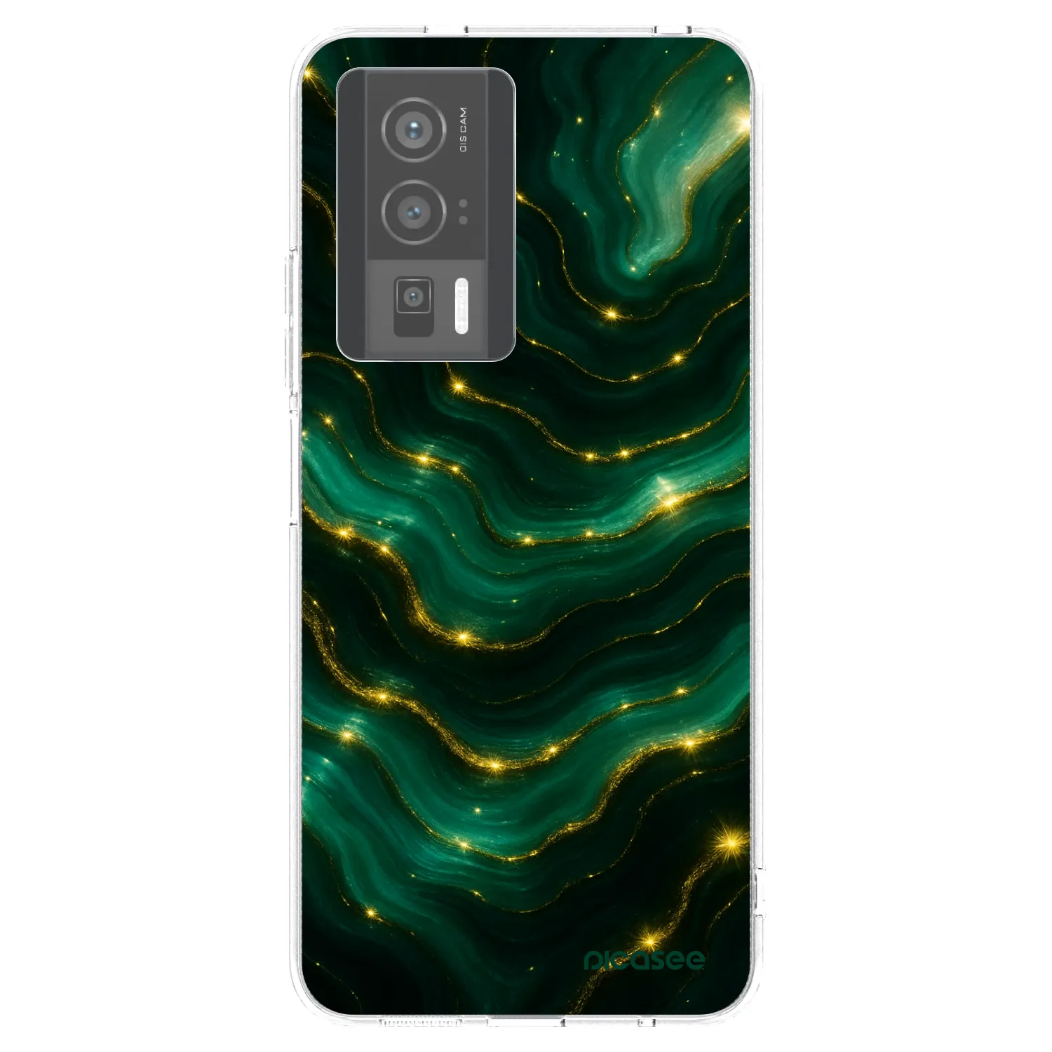 Picasee silikónový prehľadný obal pre Xiaomi Poco F5 Pro 5G - Emerald