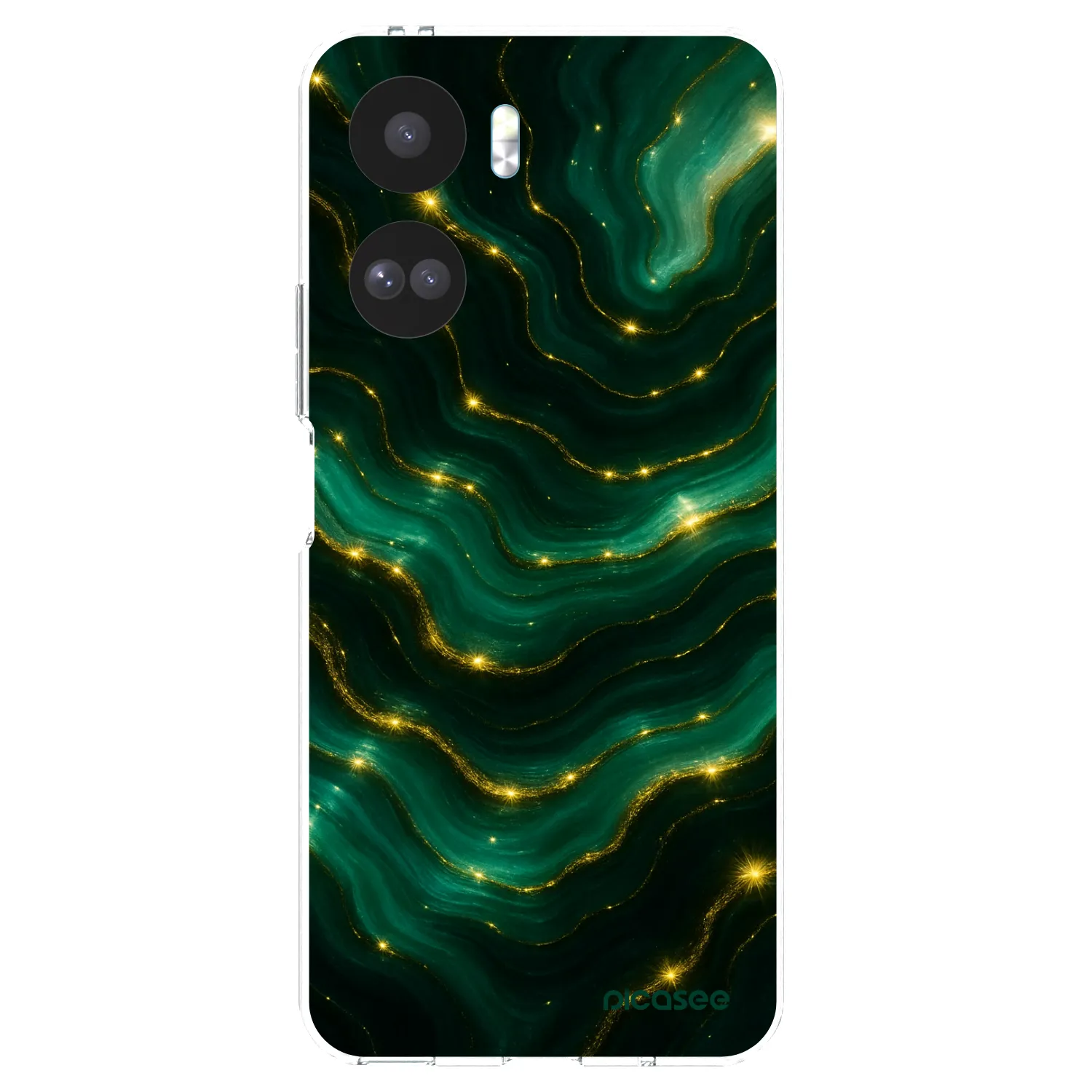 Picasee silikónový prehľadný obal pre Honor 90 Lite 5G - Emerald