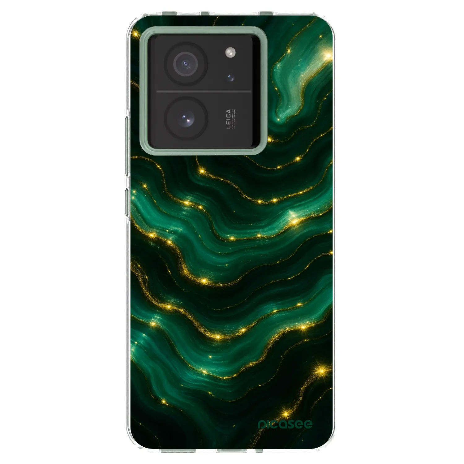 Picasee silikónový prehľadný obal pre Xiaomi 13T Pro - Emerald