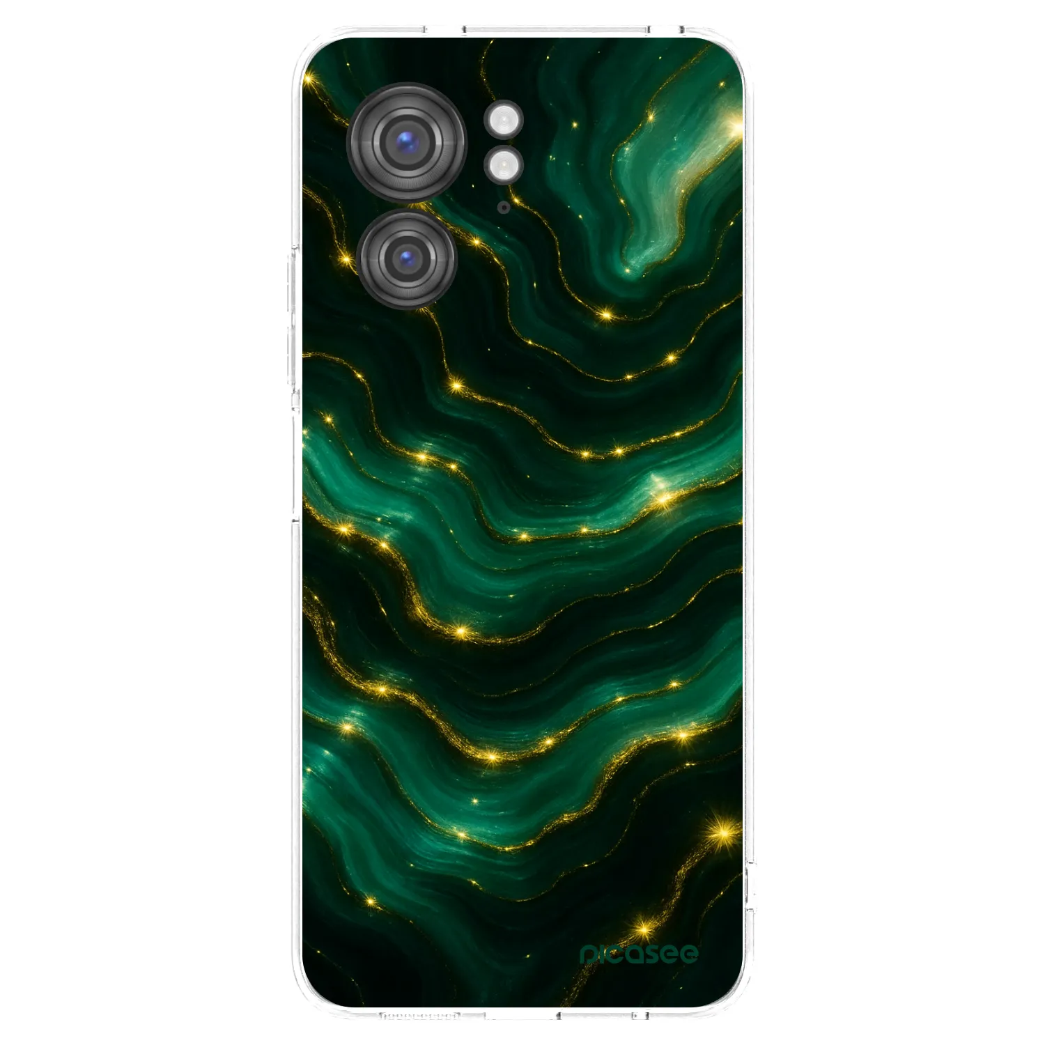 Picasee silikónový prehľadný obal pre Motorola Edge 40 - Emerald
