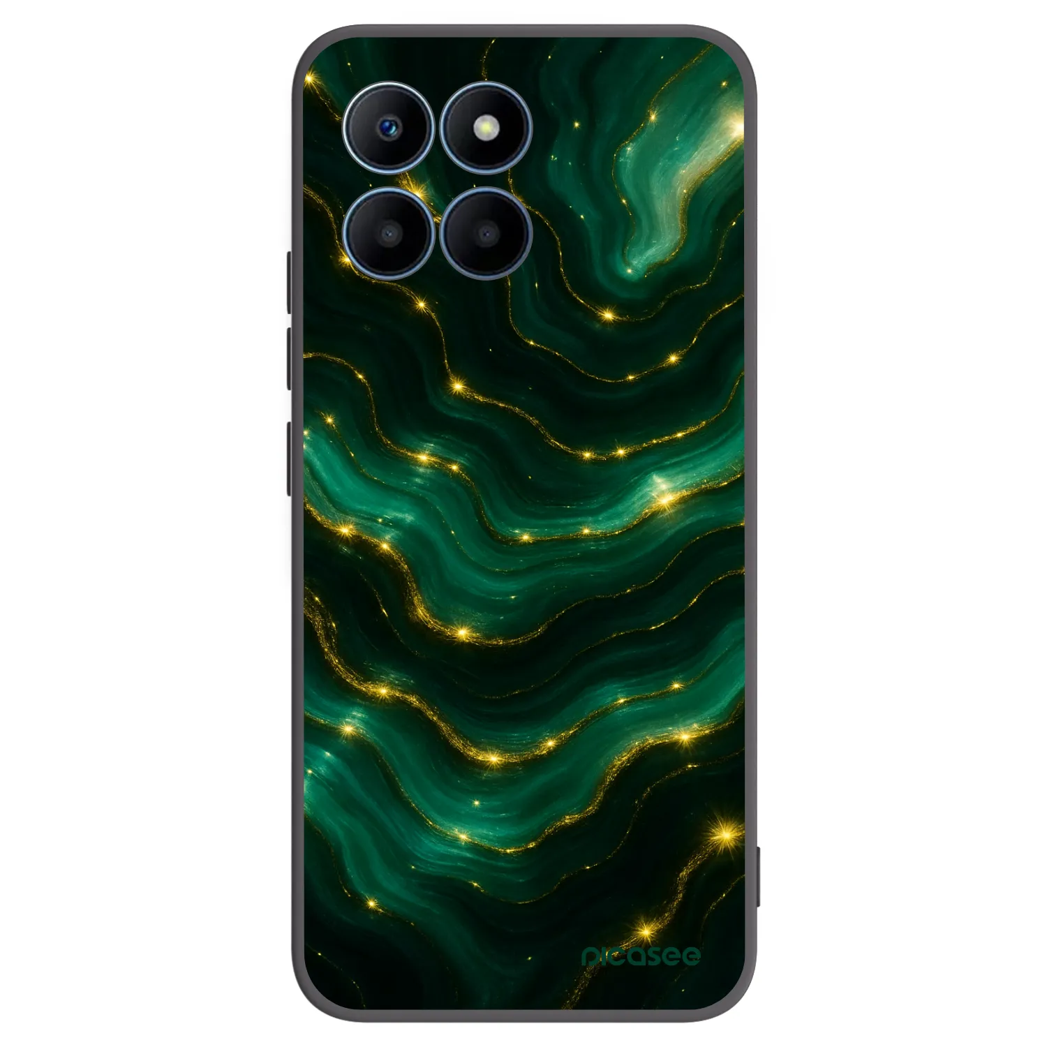 Picasee silikónový čierny obal pre Honor 70 Lite - Emerald