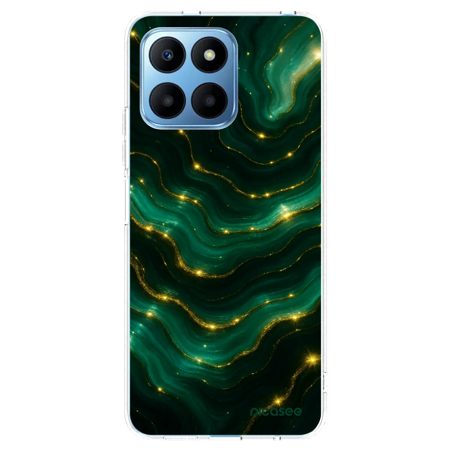 Picasee silikónový prehľadný obal pre Honor 70 Lite - Emerald