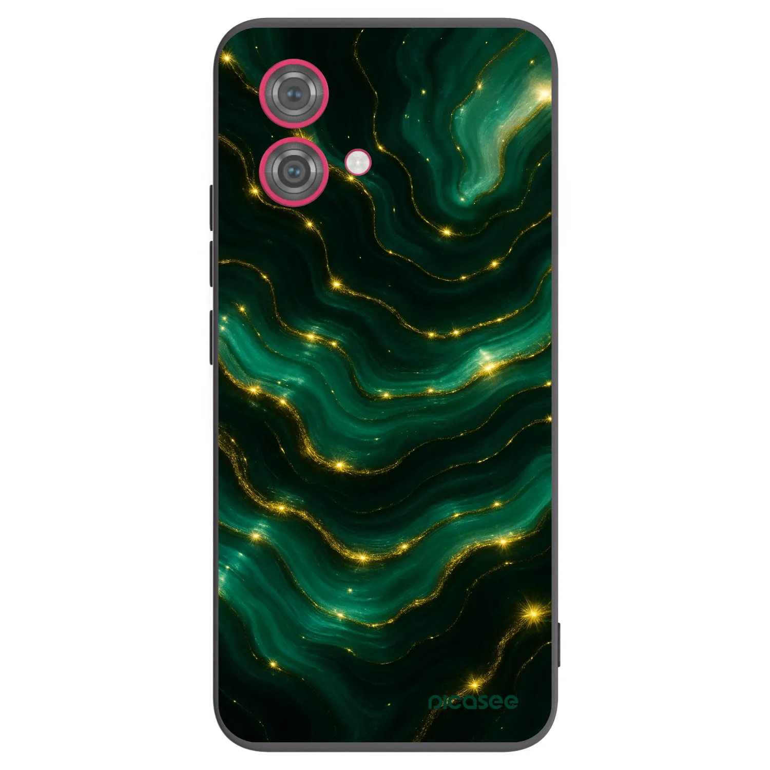 Silikónový čierny obal pre Motorola Moto G84 5G - Emerald