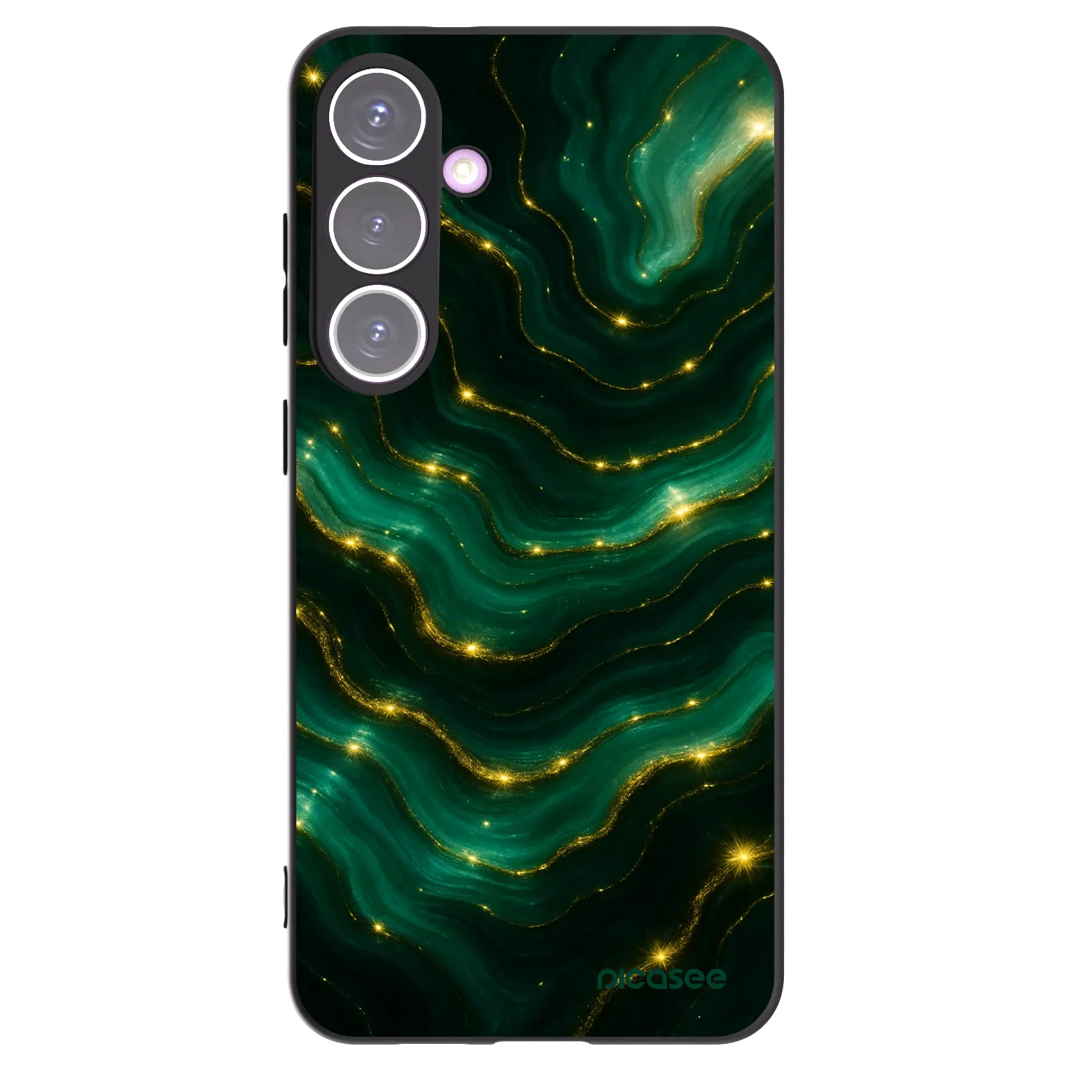 Picasee silikónový čierny obal pre Samsung Galaxy S24+ S926B 5G - Emerald