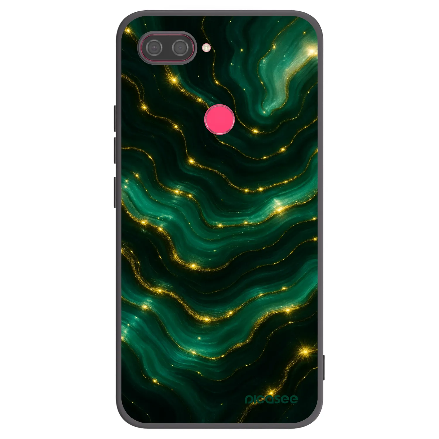 Picasee silikónový čierny obal pre Xiaomi Mi 8 Lite - Emerald