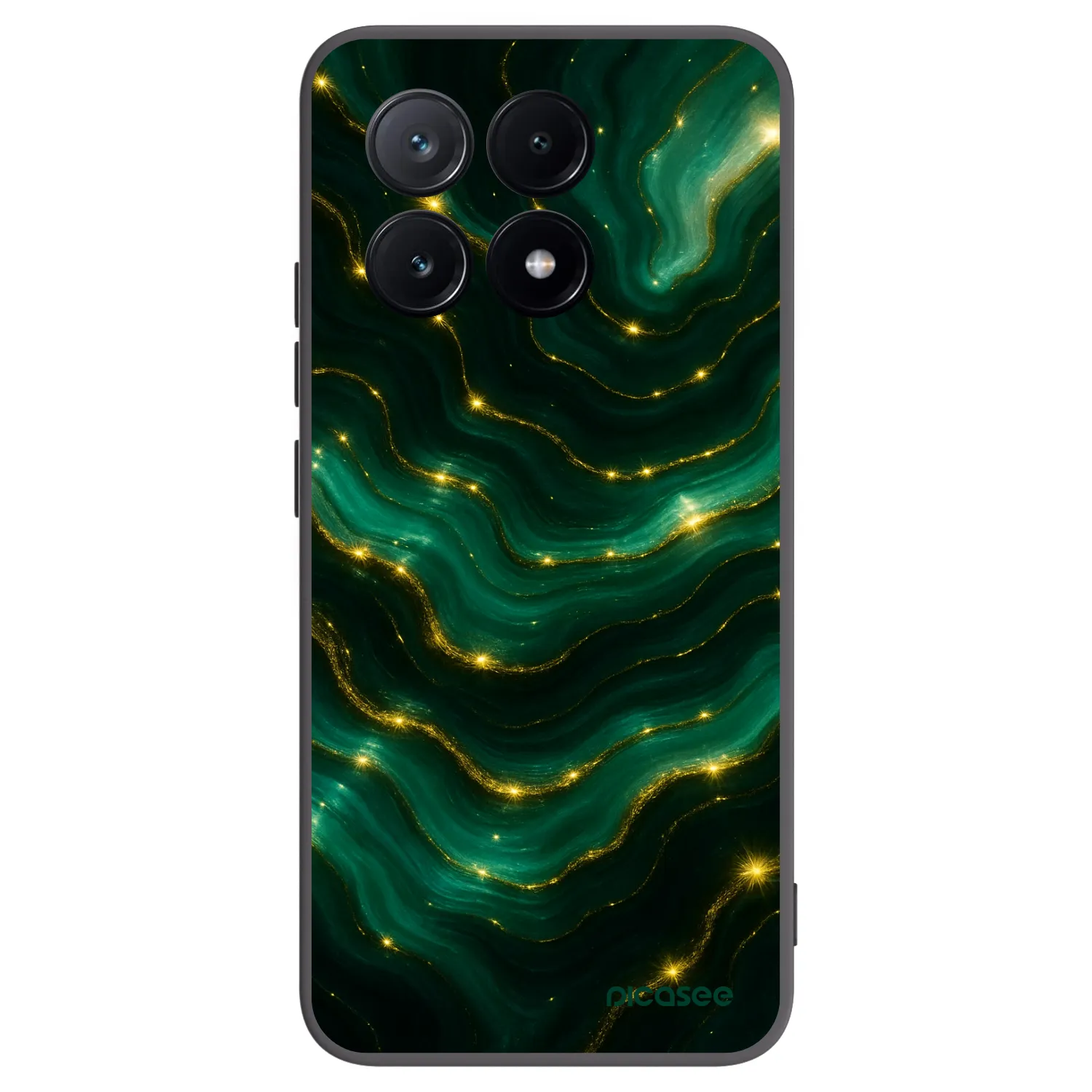 Picasee silikónový čierny obal pre Xiaomi Poco X6 Pro - Emerald