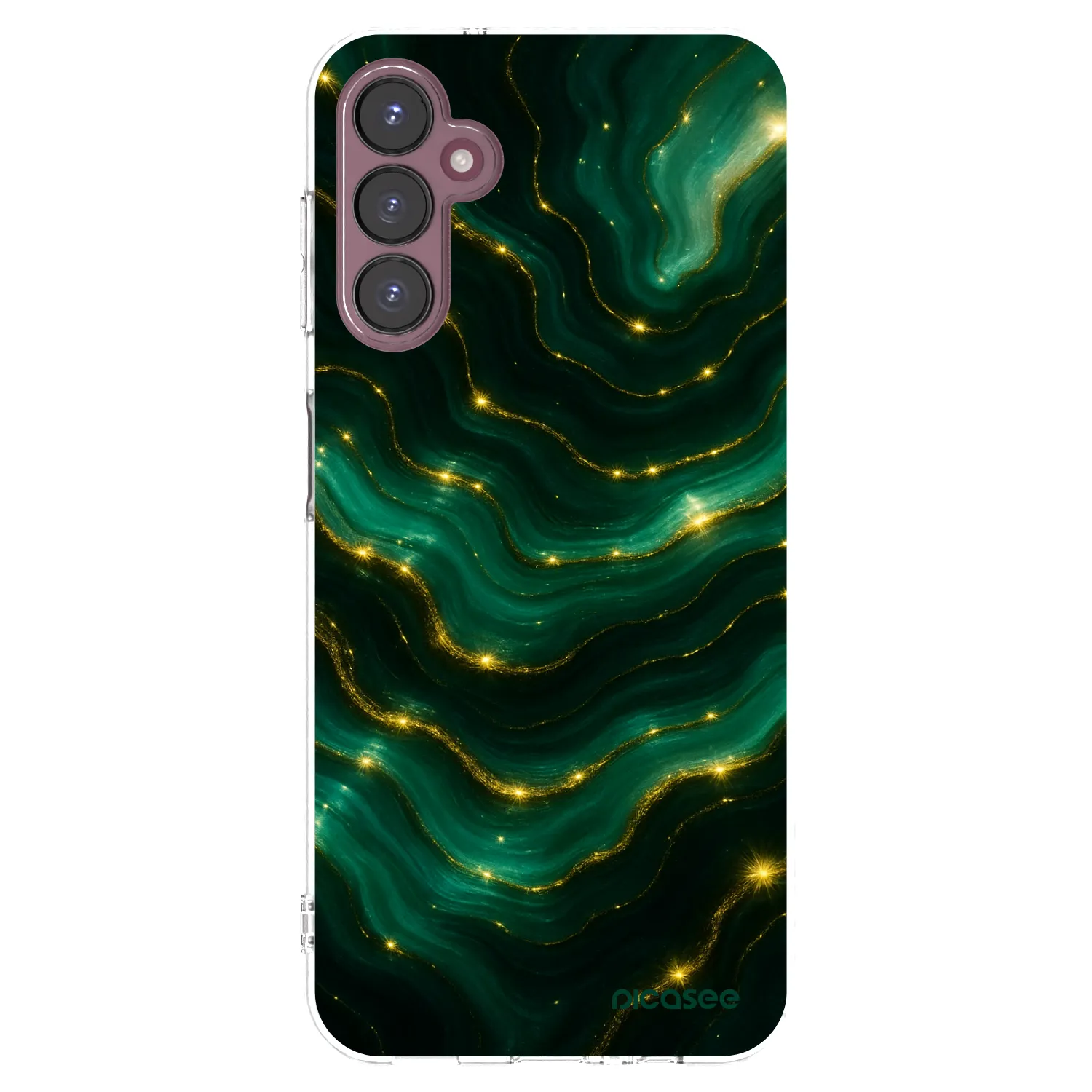 Picasee silikónový prehľadný obal pre Samsung Galaxy A05s A057G - Emerald