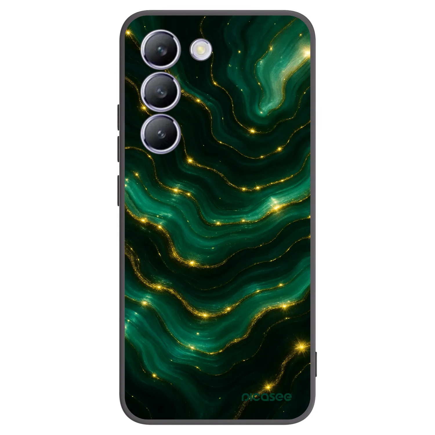 Picasee silikónový čierny obal pre Vivo V40 SE 5G - Emerald
