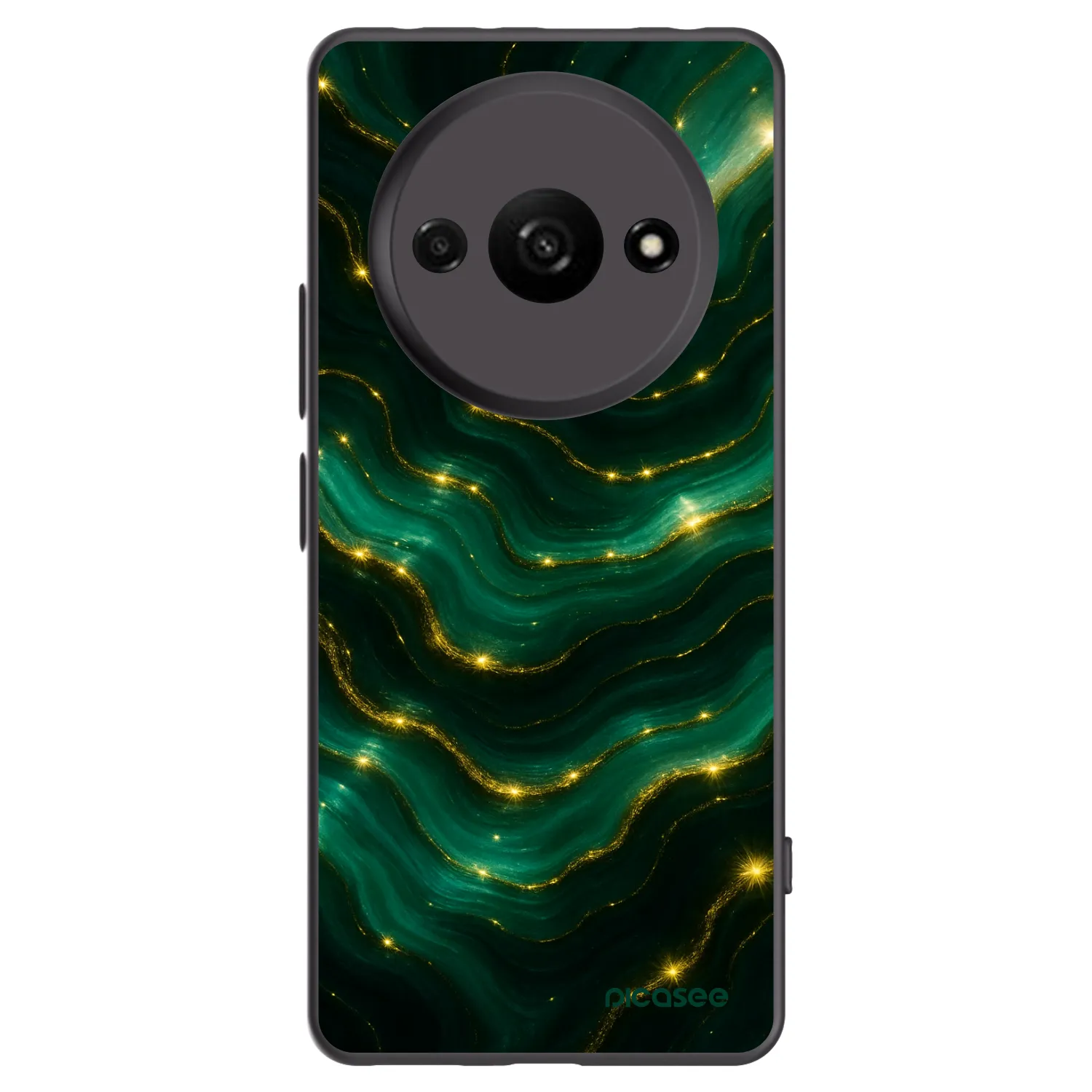 Picasee silikónový čierny obal pre Xiaomi Redmi A3 - Emerald