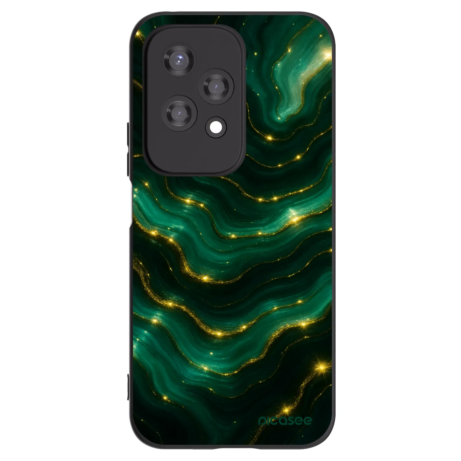 Silikónový čierny obal pre Honor 200 Lite - Emerald