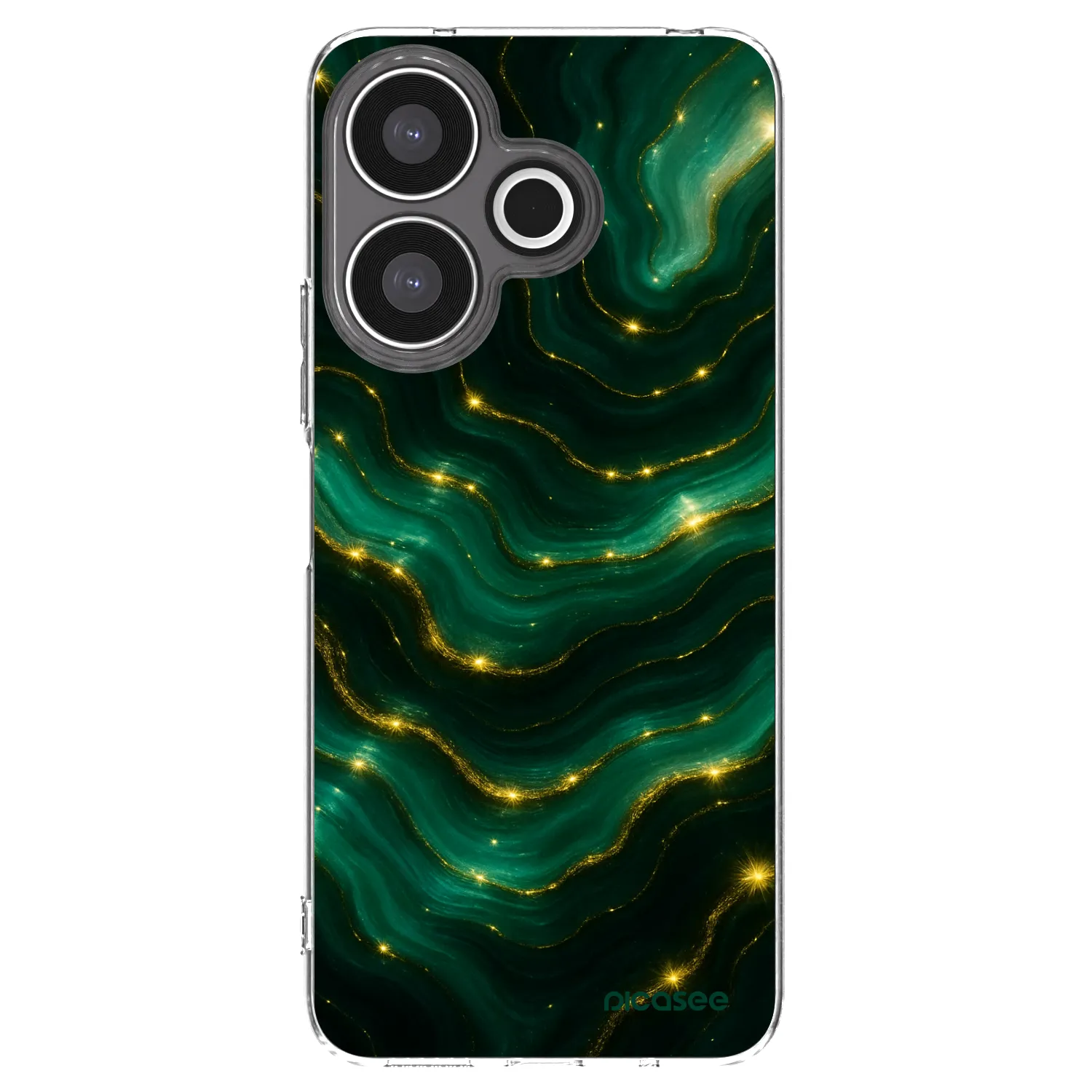 Silikónový prehľadný obal pre Xiaomi Redmi 13 4G - Emerald