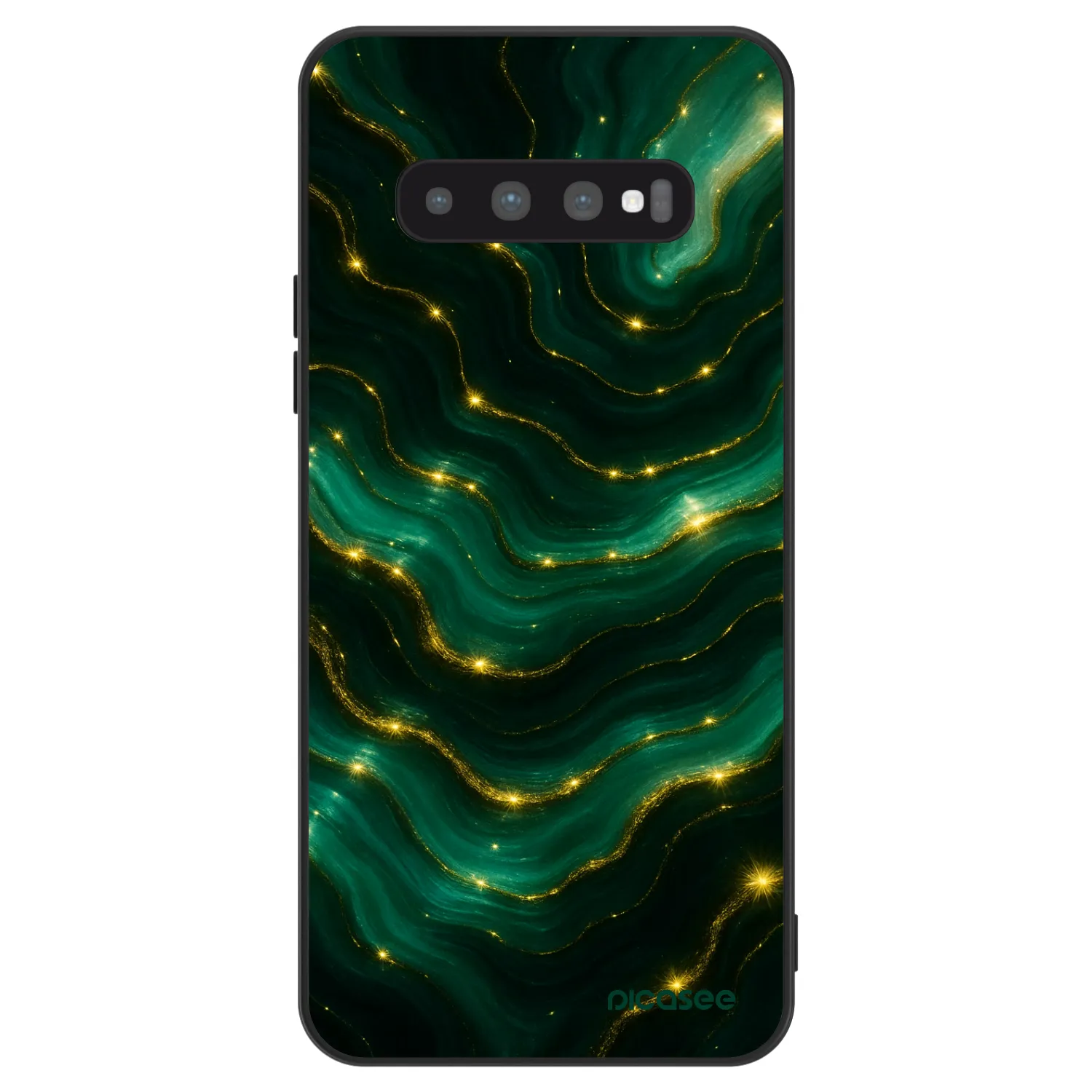 Picasee ULTIMATE CASE pro Samsung Galaxy S10 Plus G975 - Emerald