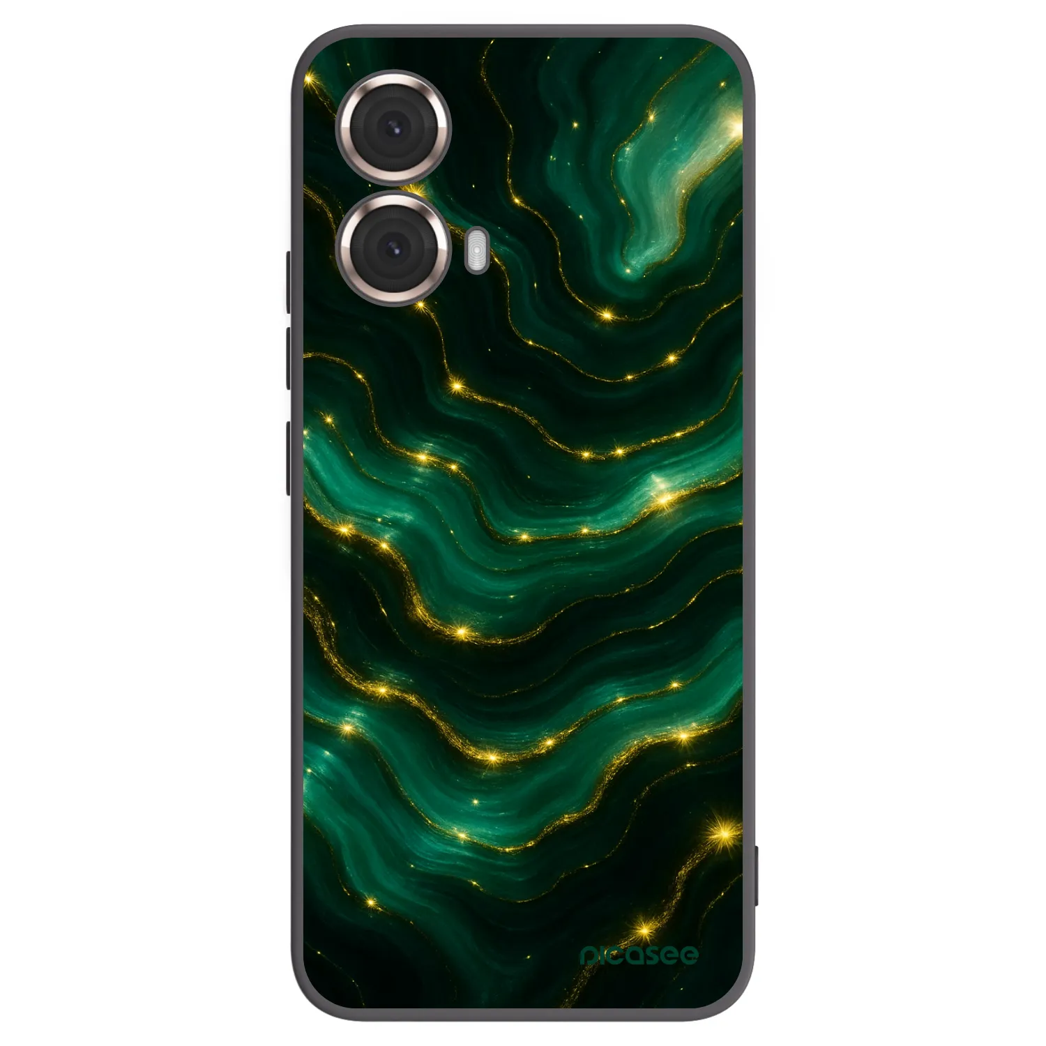 Silikónový čierny obal pre Motorola Moto G85 - Emerald