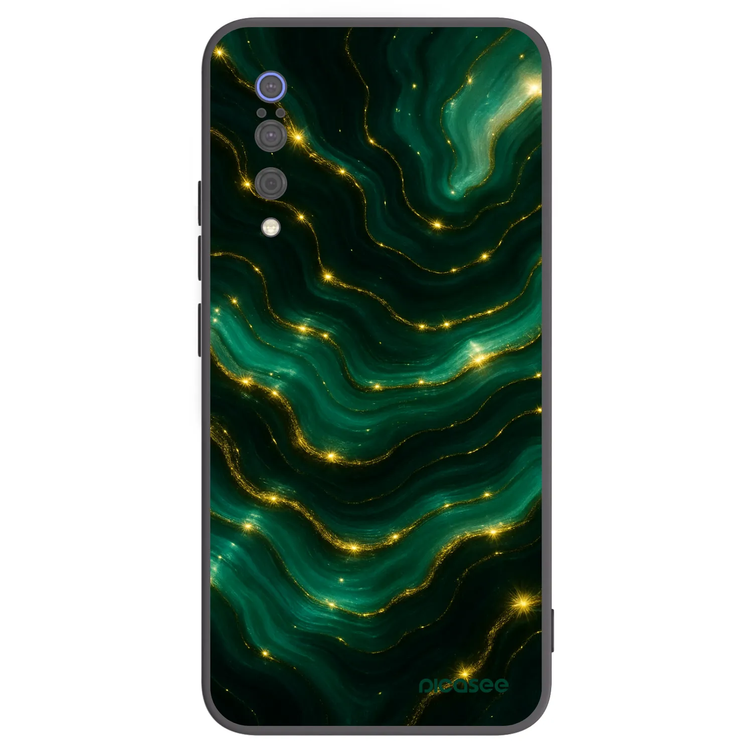 Picasee silikónový čierny obal pre Xiaomi Mi 9 - Emerald
