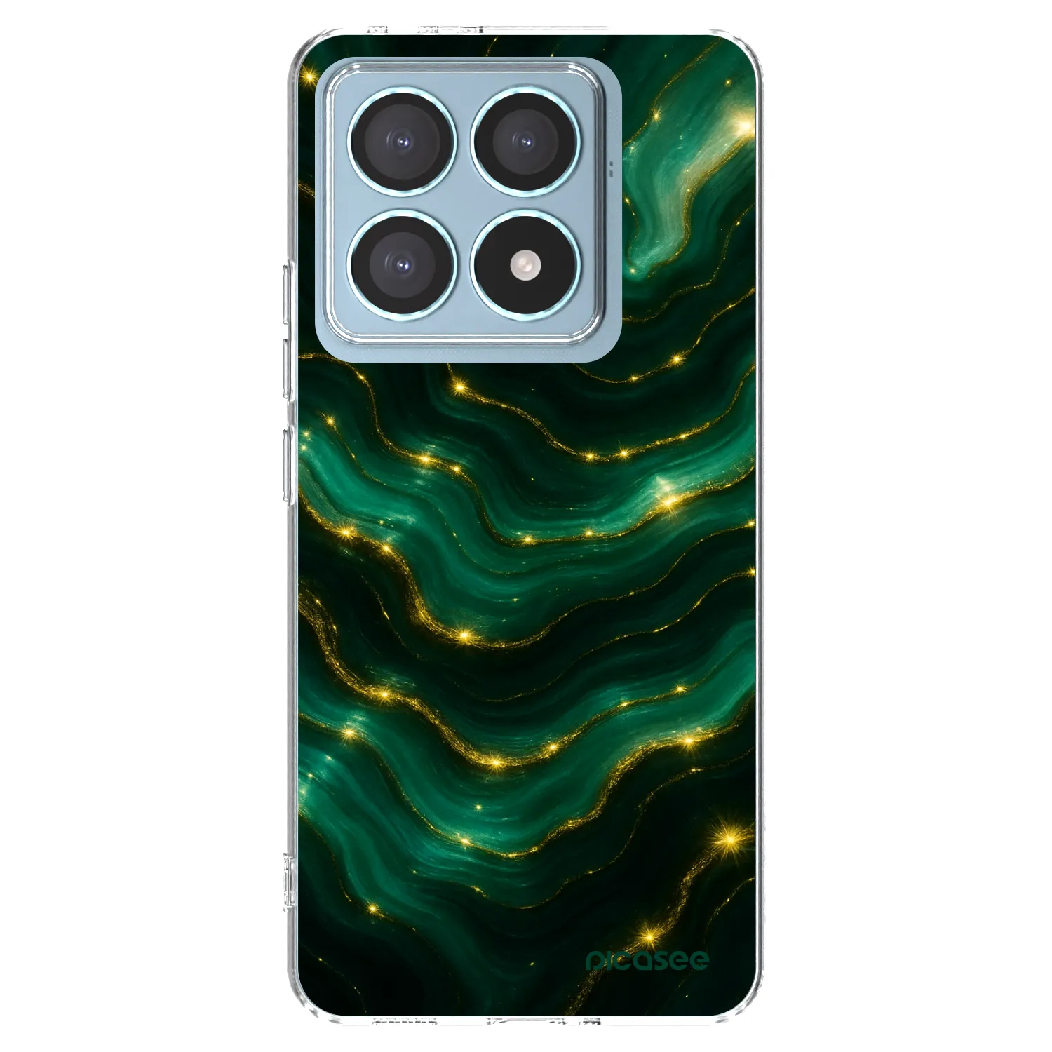Silikónový prehľadný obal pre Xiaomi 14T Pro - Emerald