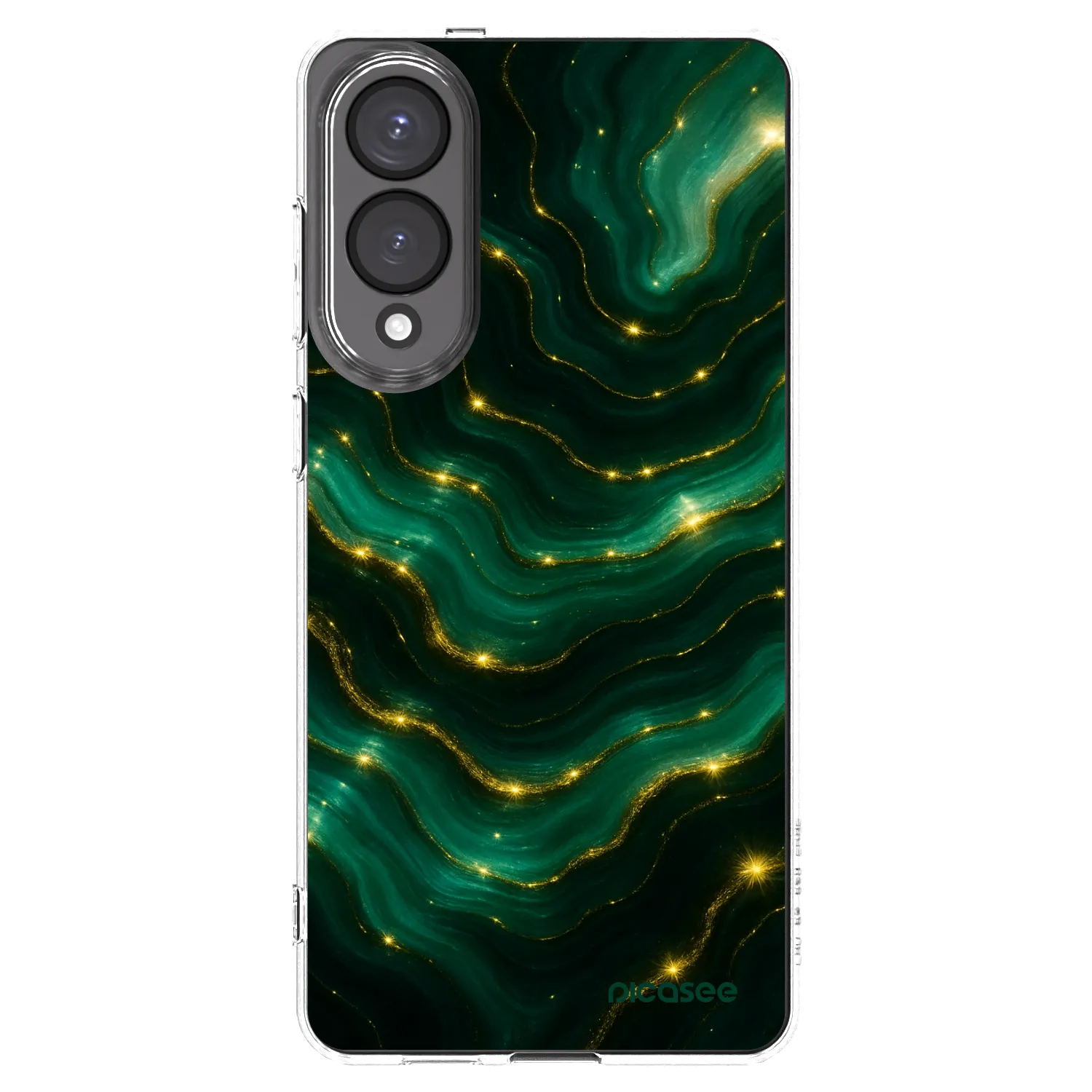 Silikónový prehľadný obal pre Samsung Galaxy S25 Edge 5G - Emerald