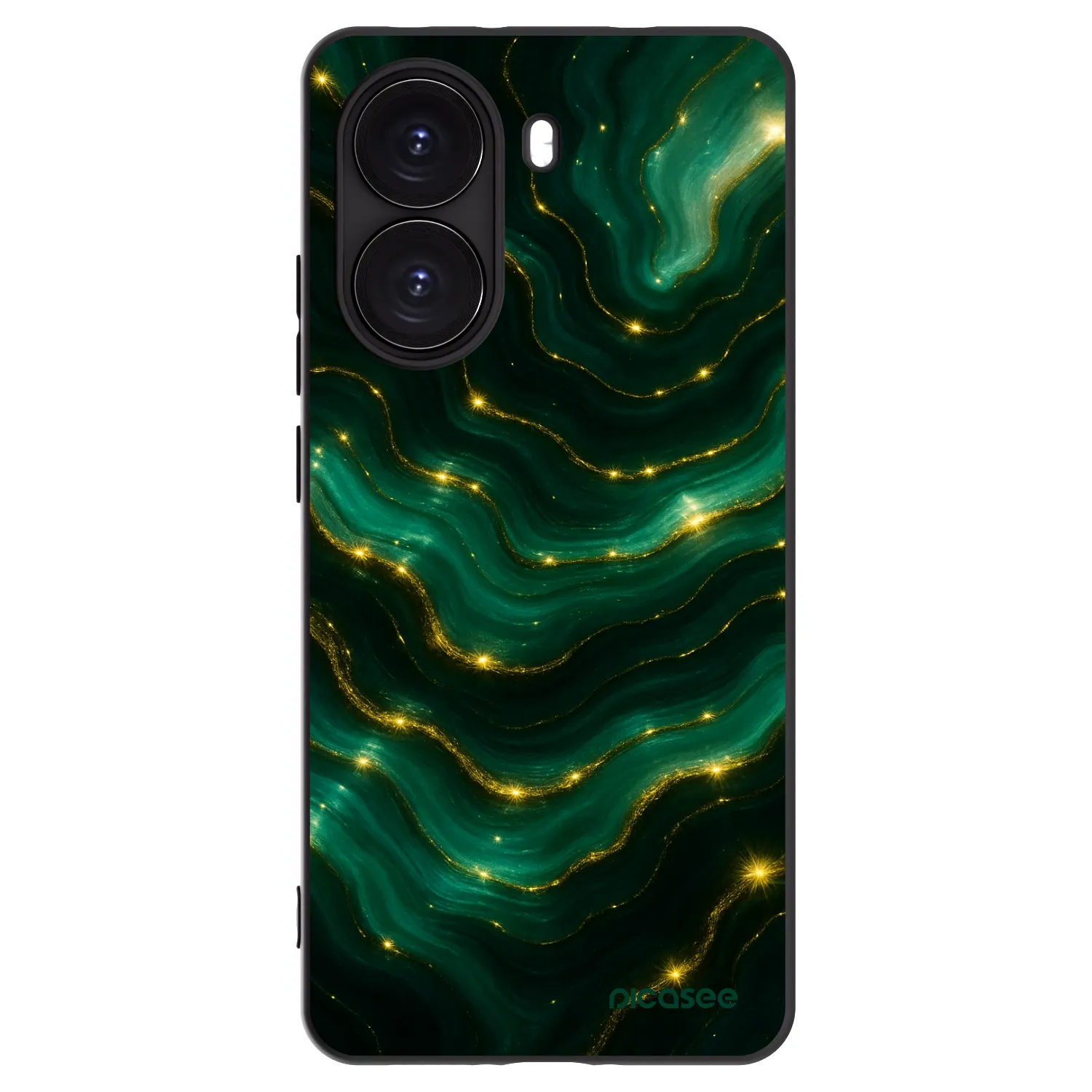 Picasee silikónový čierny obal pre Xiaomi Poco X7 Pro 5G - Emerald