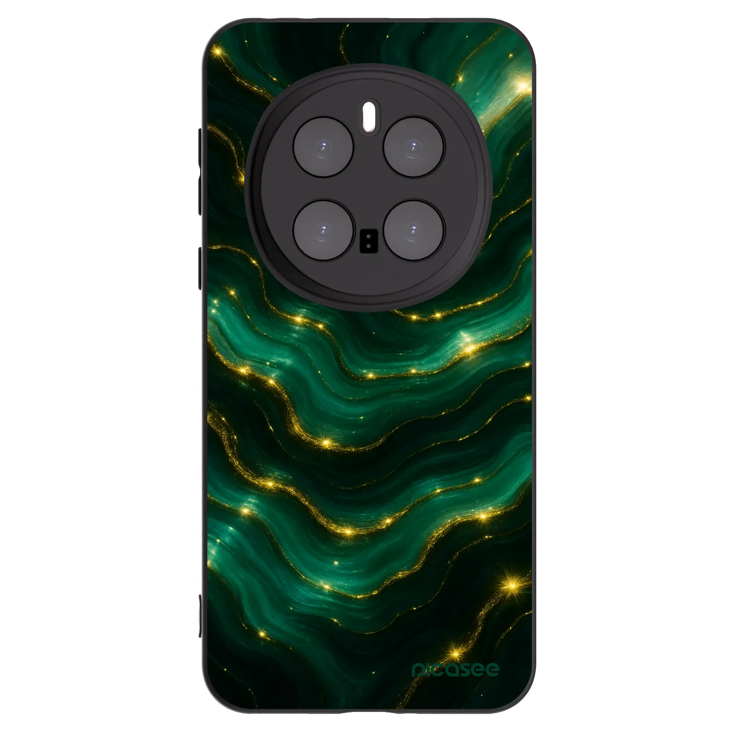 Picasee silikónový čierny obal pre Honor Magic7 Pro 5G - Emerald