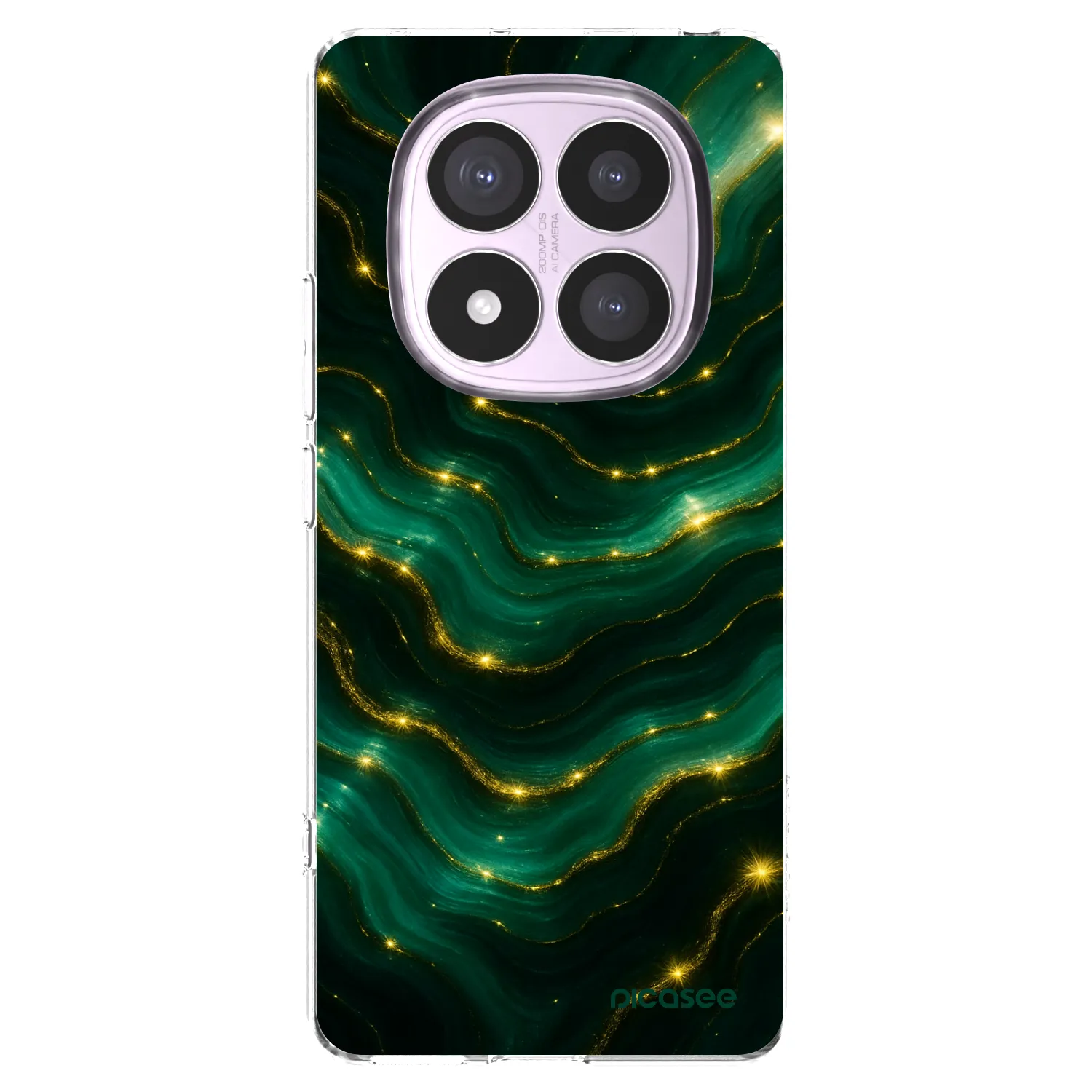 Silikónový prehľadný obal pre Xiaomi Redmi Note 14 Pro 4G - Emerald