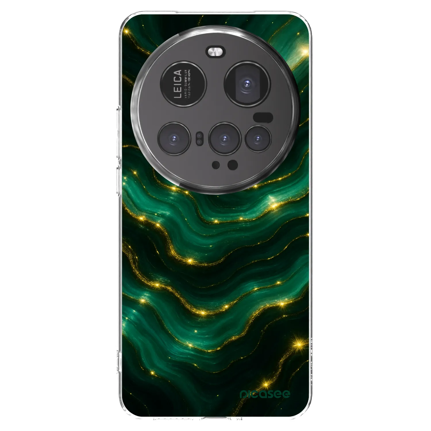 Picasee silikónový prehľadný obal pre Xiaomi 15 Ultra - Emerald