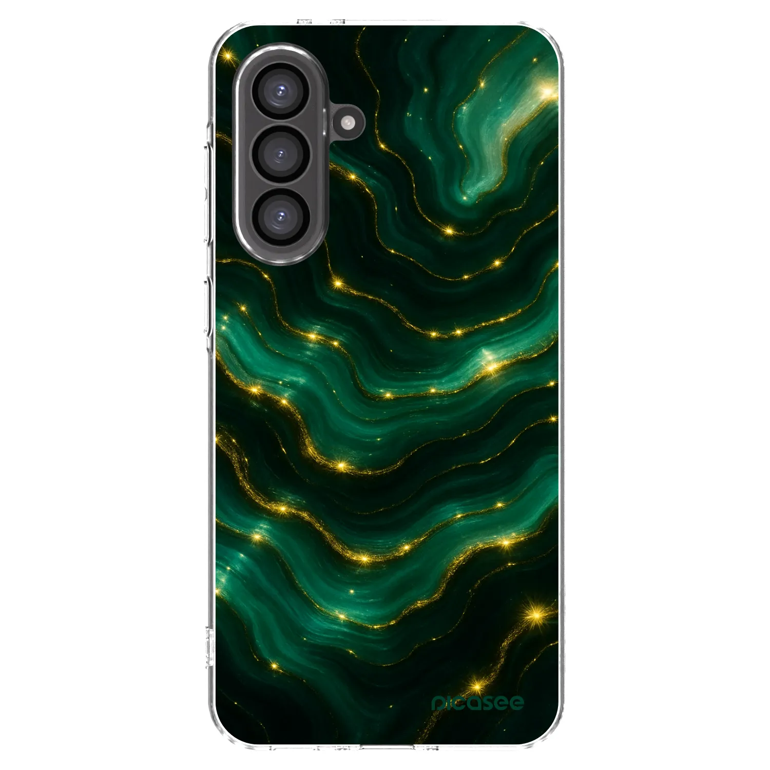 Picasee silikónový prehľadný obal pre Samsung Galaxy A56 5G A566B - Emerald