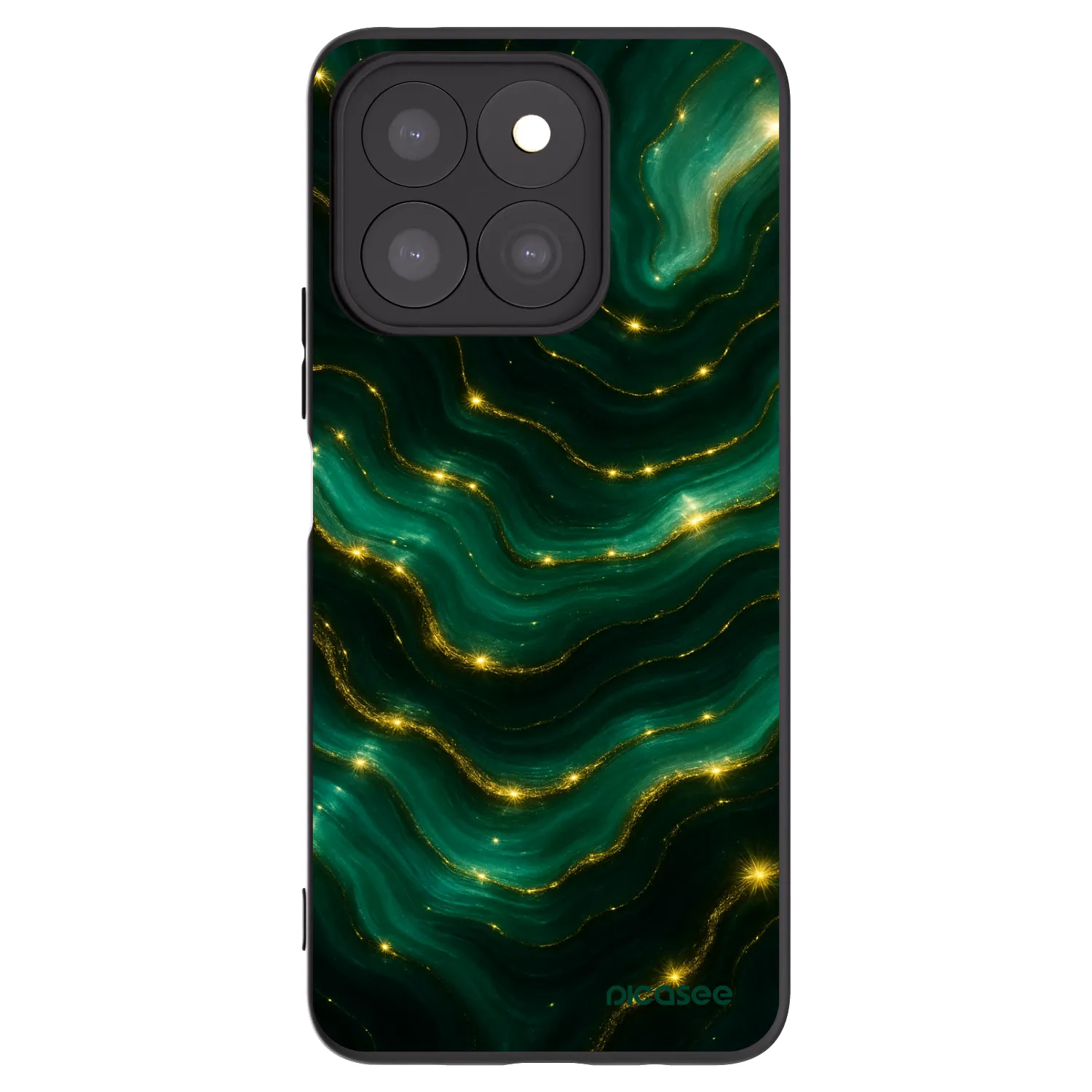 Picasee silikónový čierny obal pre Honor X8c - Emerald