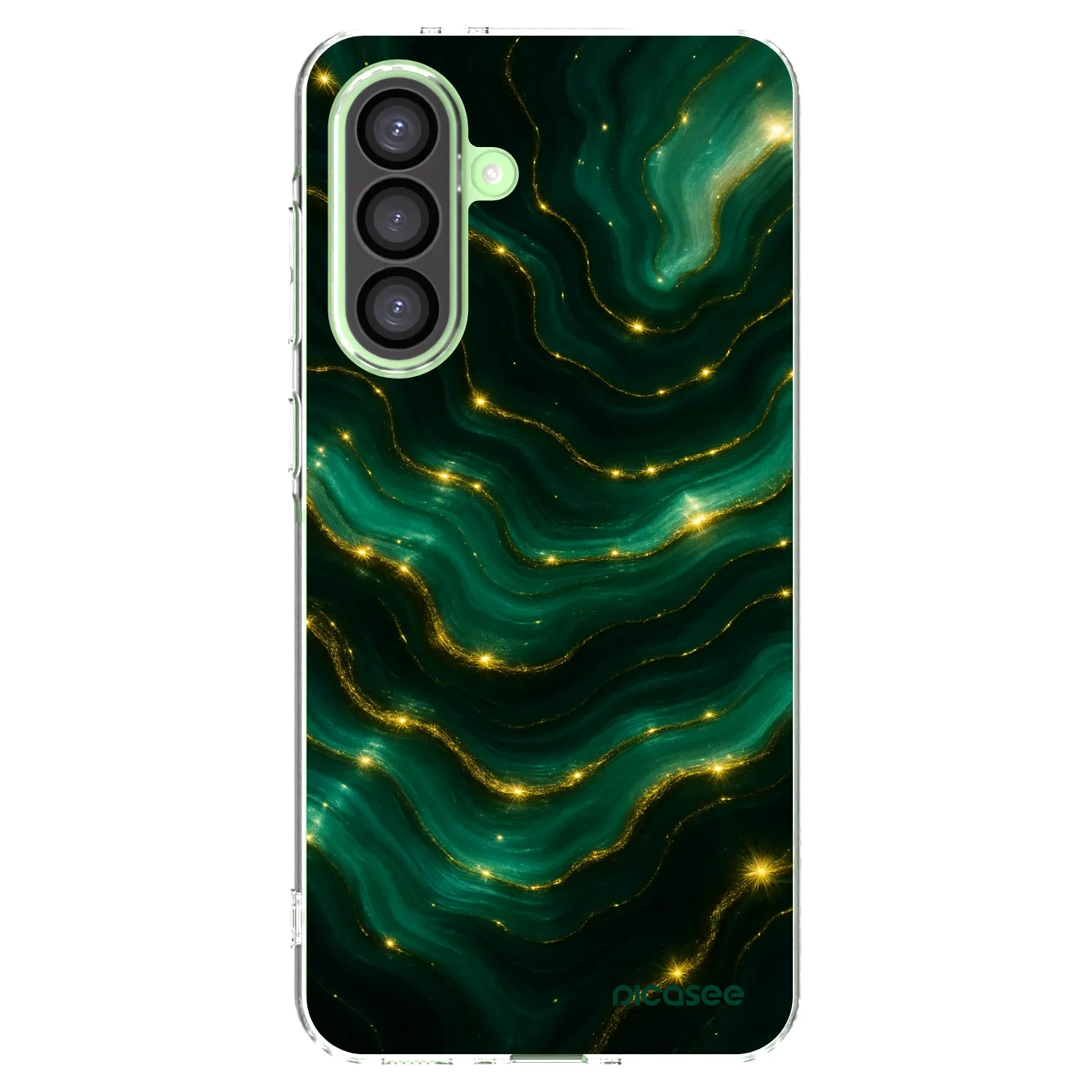 Picasee silikónový prehľadný obal pre Samsung Galaxy A26 5G A266B - Emerald