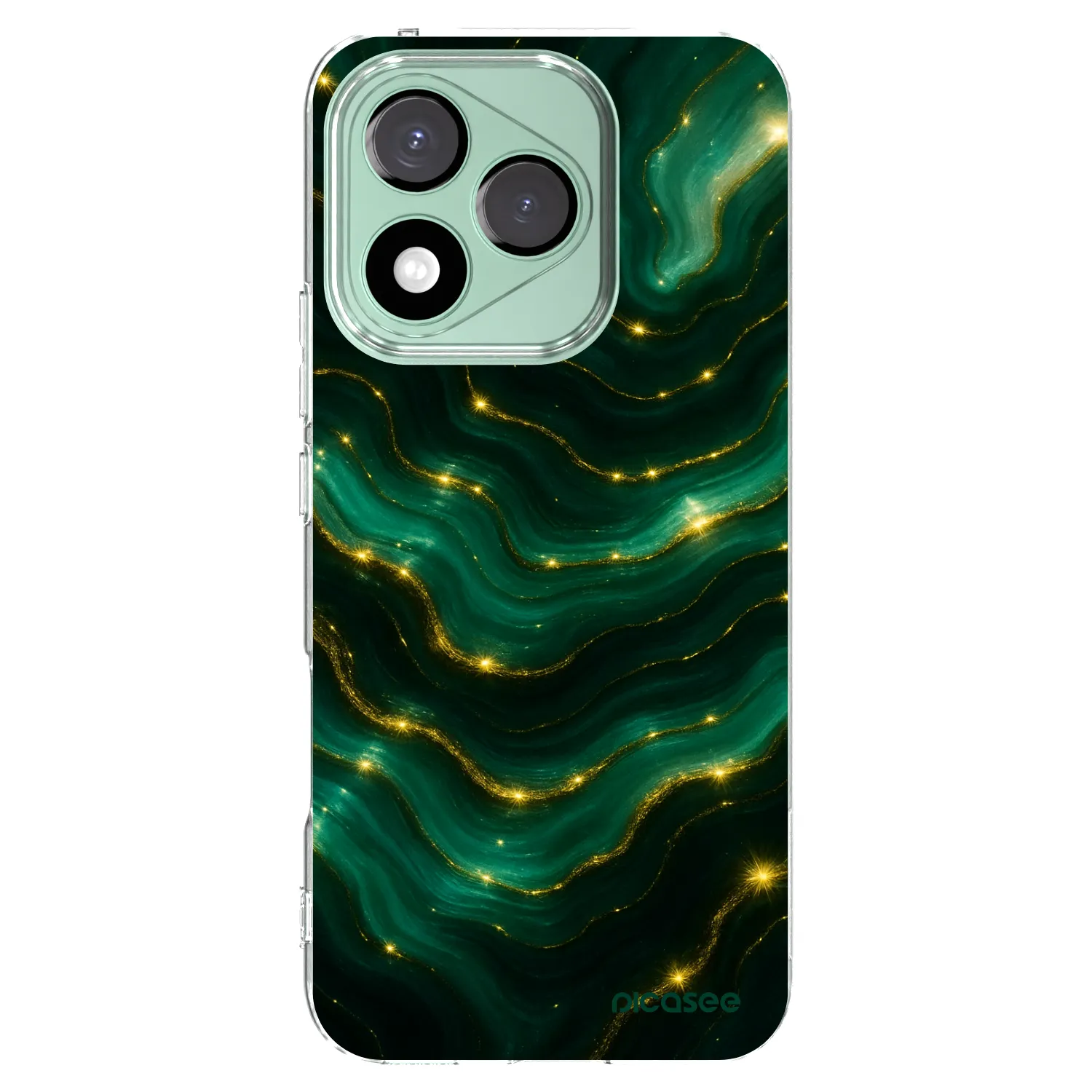 Picasee silikónový prehľadný obal pre Honor 400 Lite 5G - Emerald