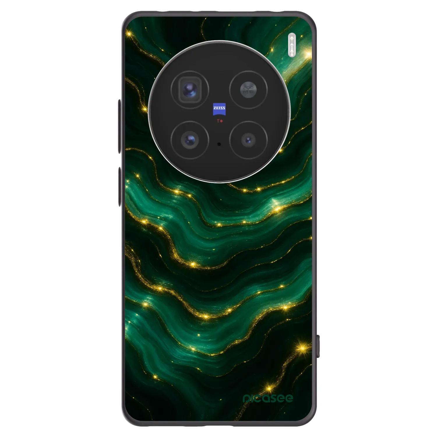 Picasee silikónový čierny obal pre Vivo X200 Pro - Emerald