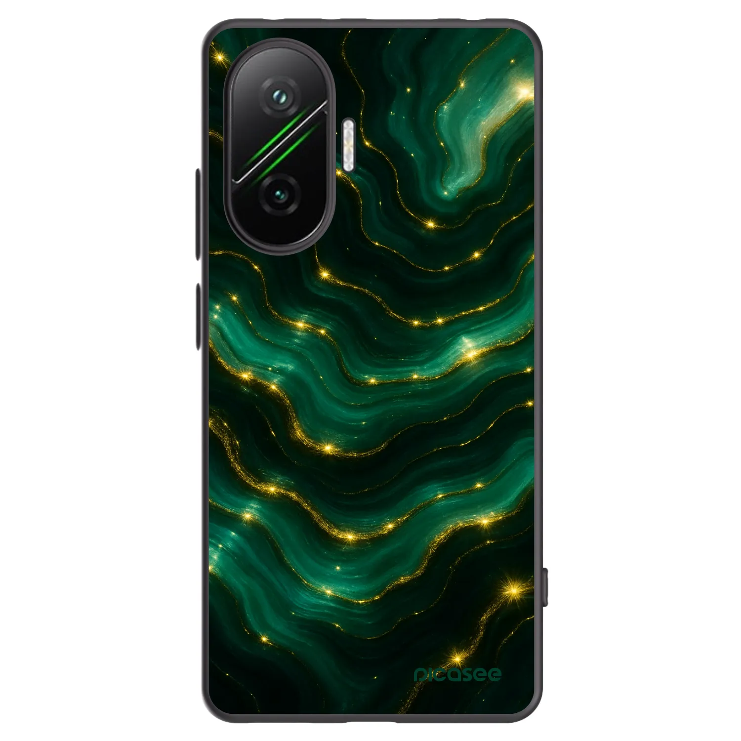 Silikónový čierny obal pre Xiaomi Poco F7 Pro 5G - Emerald