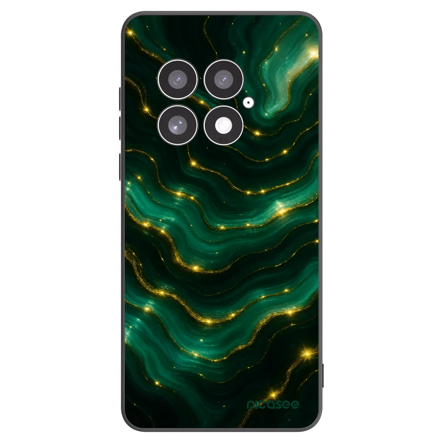 Picasee silikónový čierny obal pre OnePlus 13 5G - Emerald