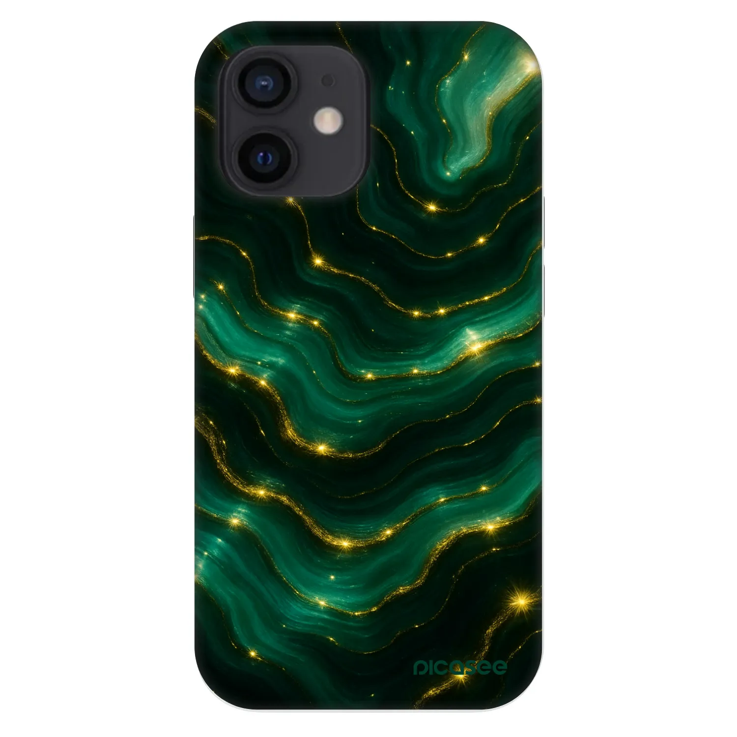 Picasee Fashion Case pre Apple iPhone 12 mini - Emerald