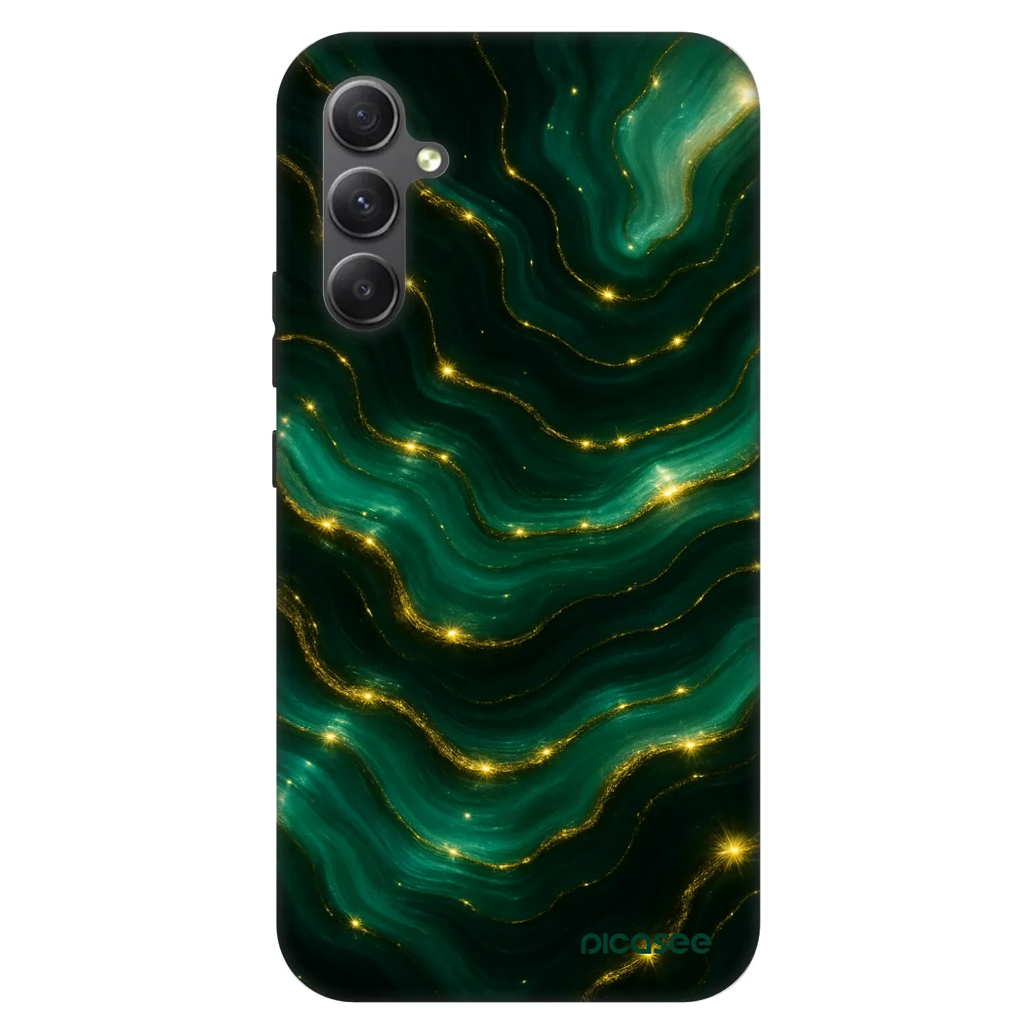 Picasee Fashion Case pre Samsung Galaxy A34 5G A346B - Emerald