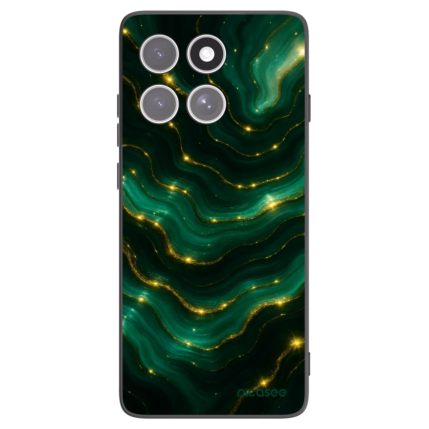 Picasee silikónový čierny obal pre Motorola Edge 60 Pro - Emerald