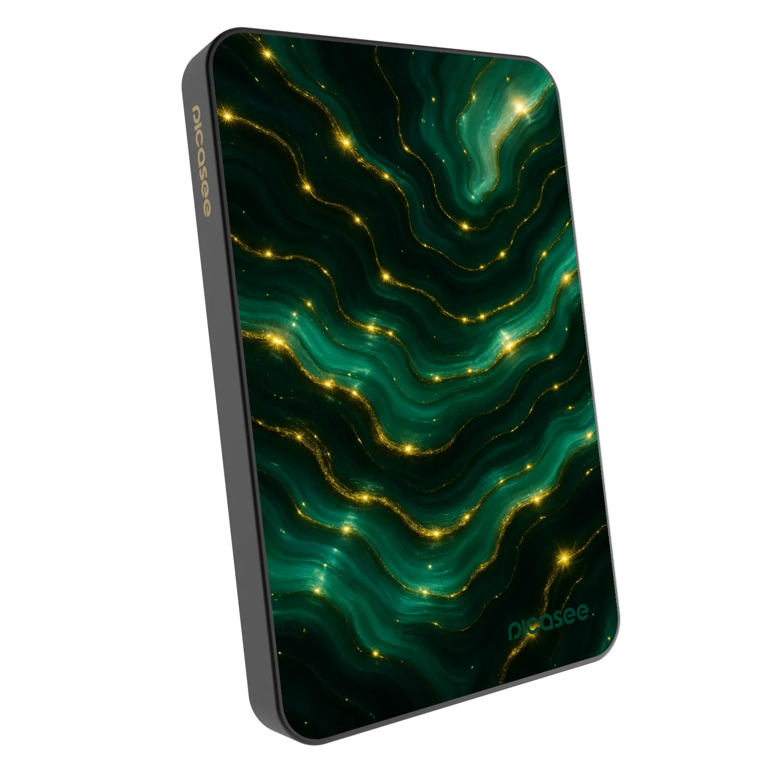 Picasee Powerbanka s MagSafe 5 000 mAh Šedá - Emerald