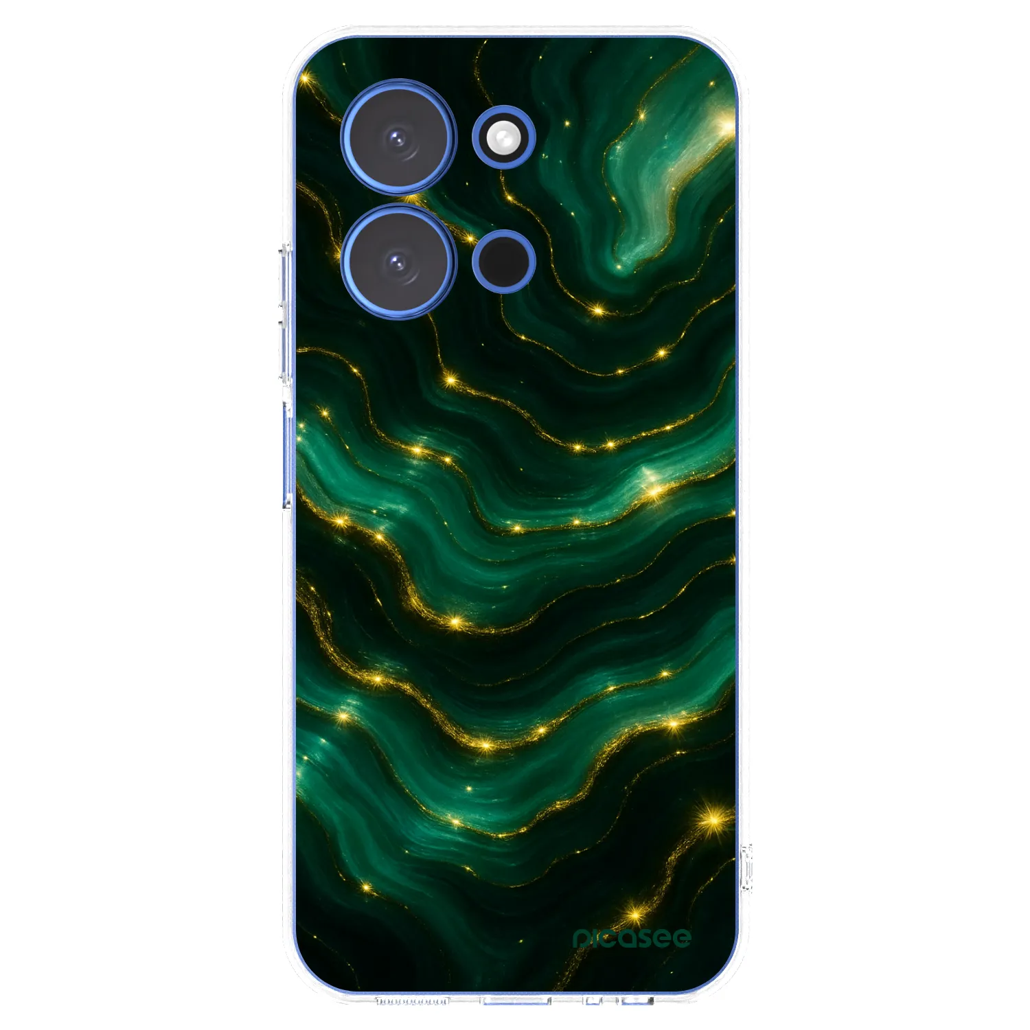 Picasee silikónový prehľadný obal pre Xiaomi Redmi 15C 4G - Emerald