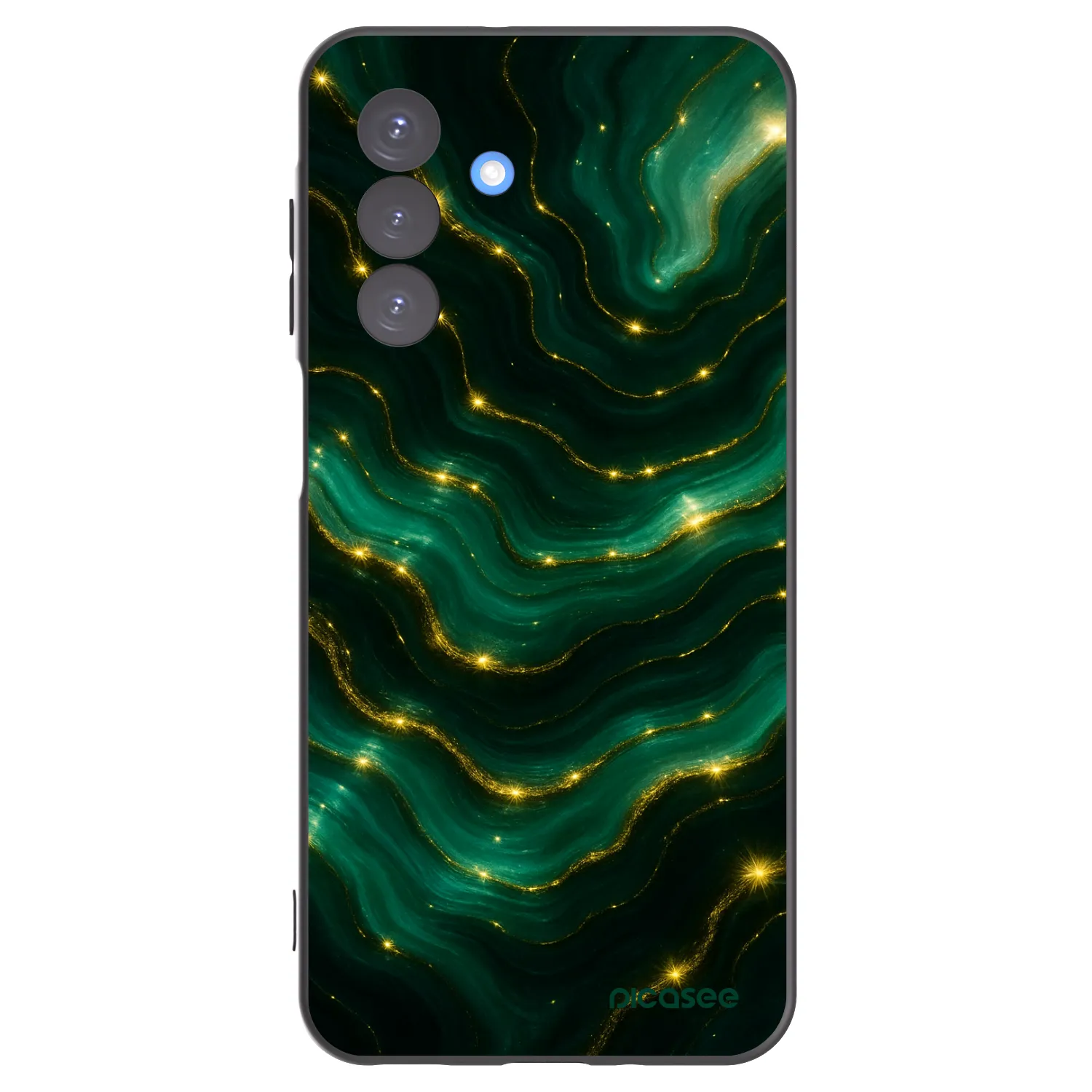 Picasee silikónový čierny obal pre Samsung Galaxy A17 5G - Emerald