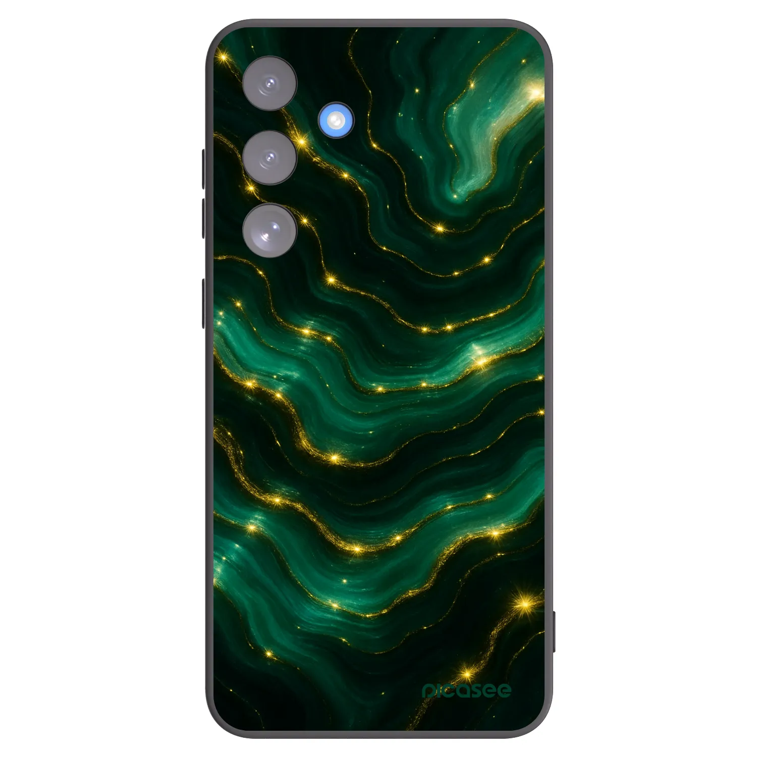 Picasee silikónový čierny obal pre Samsung Galaxy S25 FE 5G - Emerald