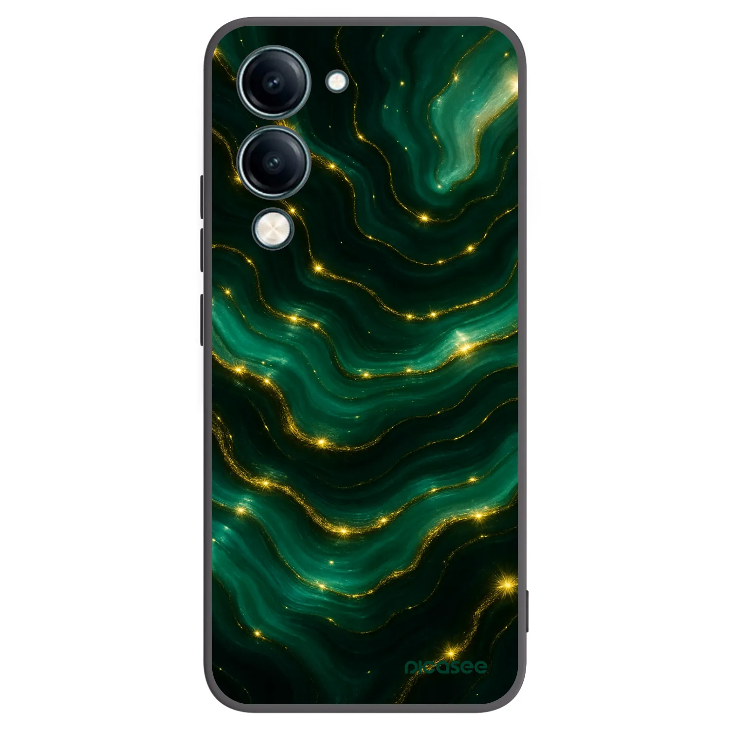 Picasee silikónový čierny obal pre Vivo Y29s 5G - Emerald