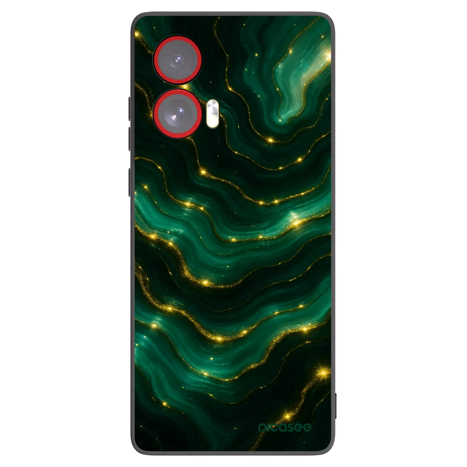 Silikónový čierny obal pre Motorola Edge 50 Fusion - Emerald
