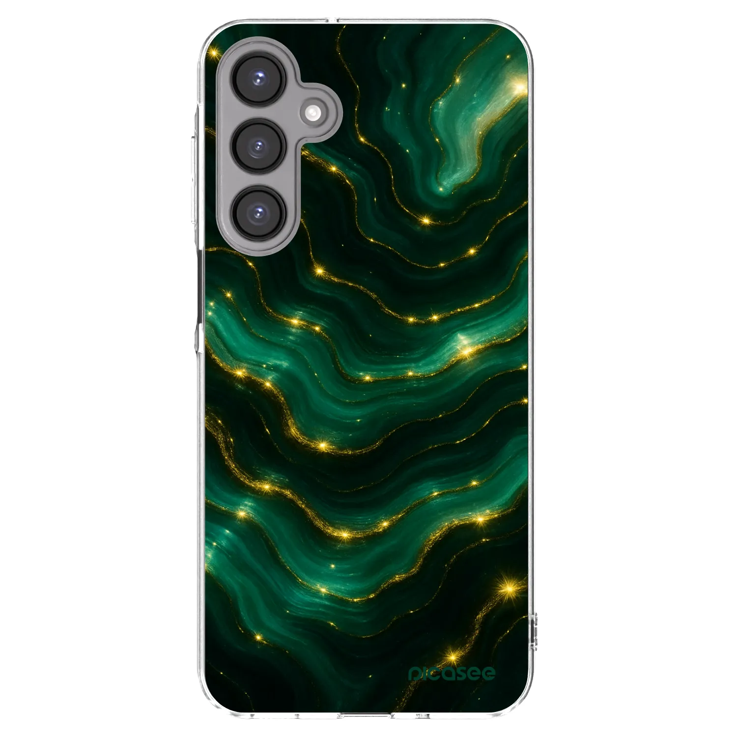 Picasee silikónový prehľadný obal pre Samsung Galaxy A16 4G - Emerald