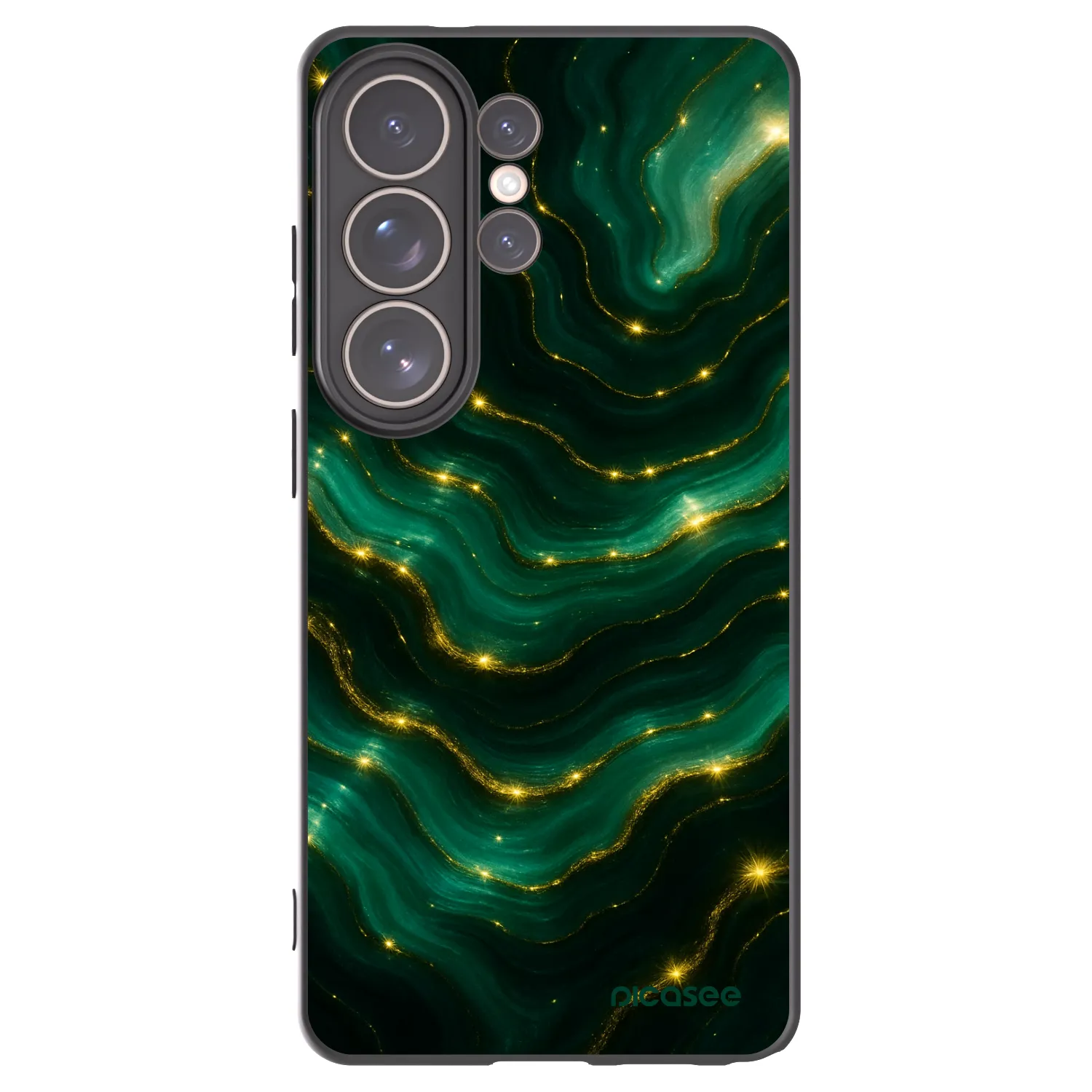 Picasee silikónový čierny obal pre Samsung Galaxy S26 Ultra - Emerald